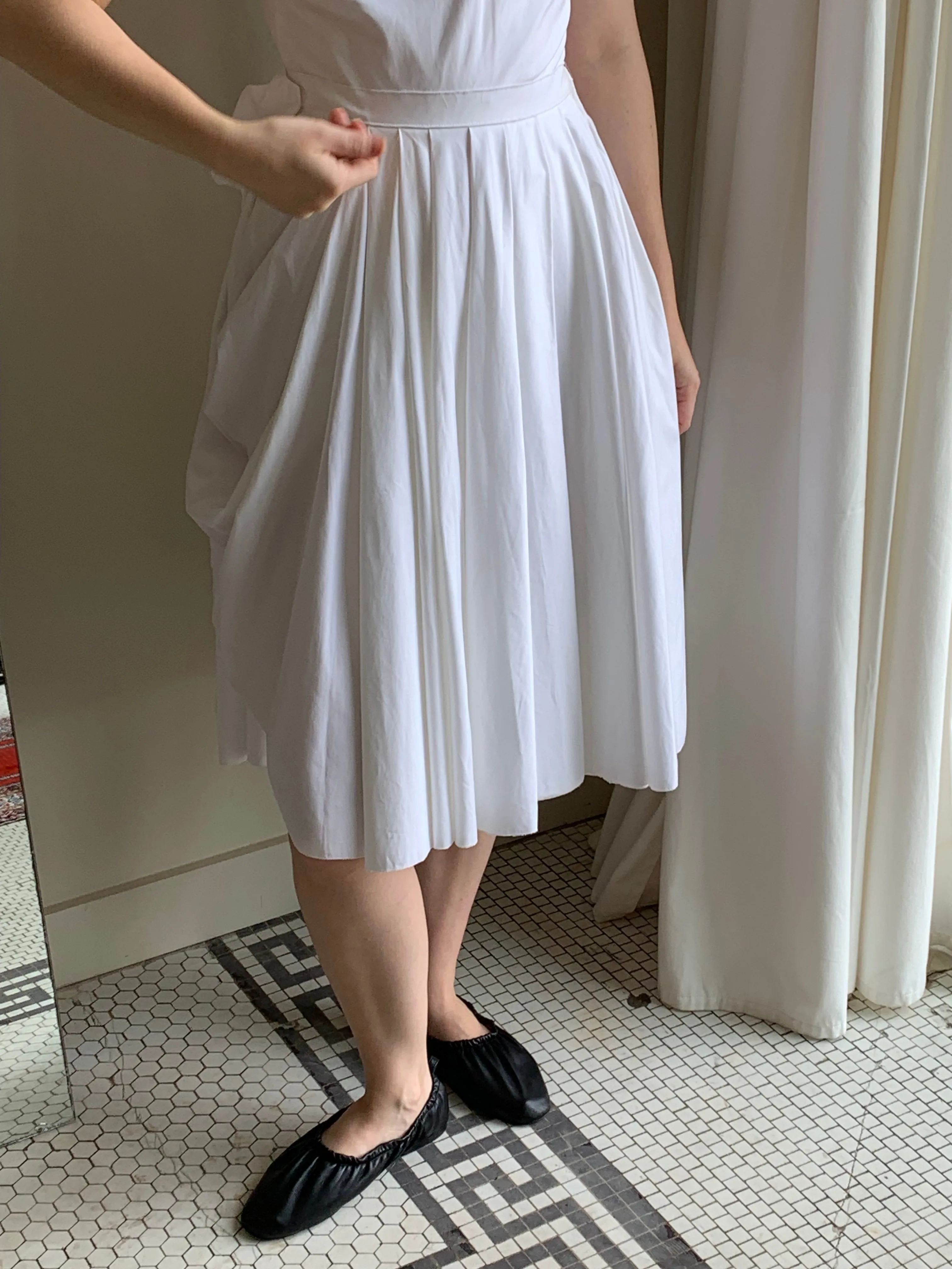 00s Prada white dress