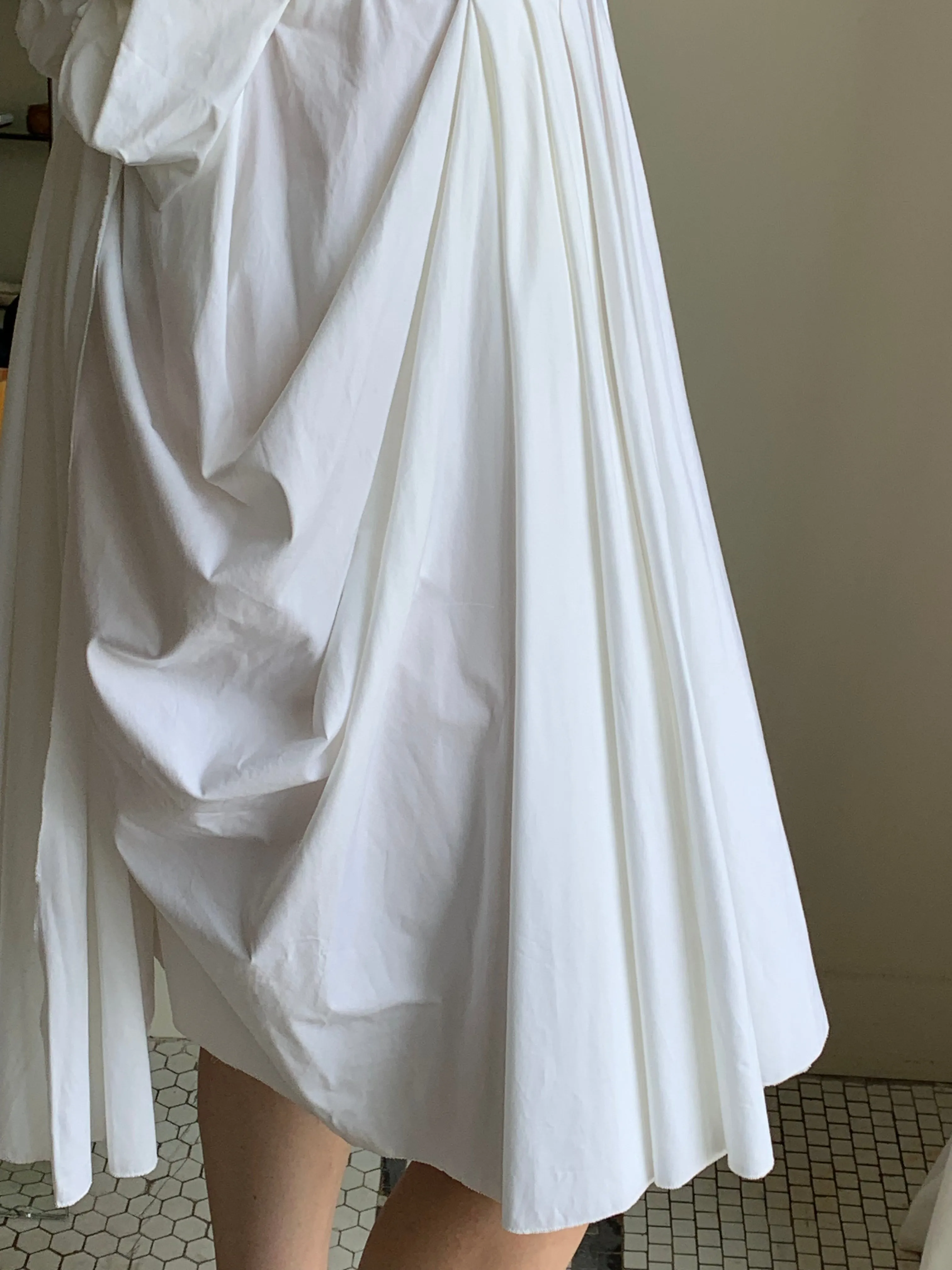 00s Prada white dress