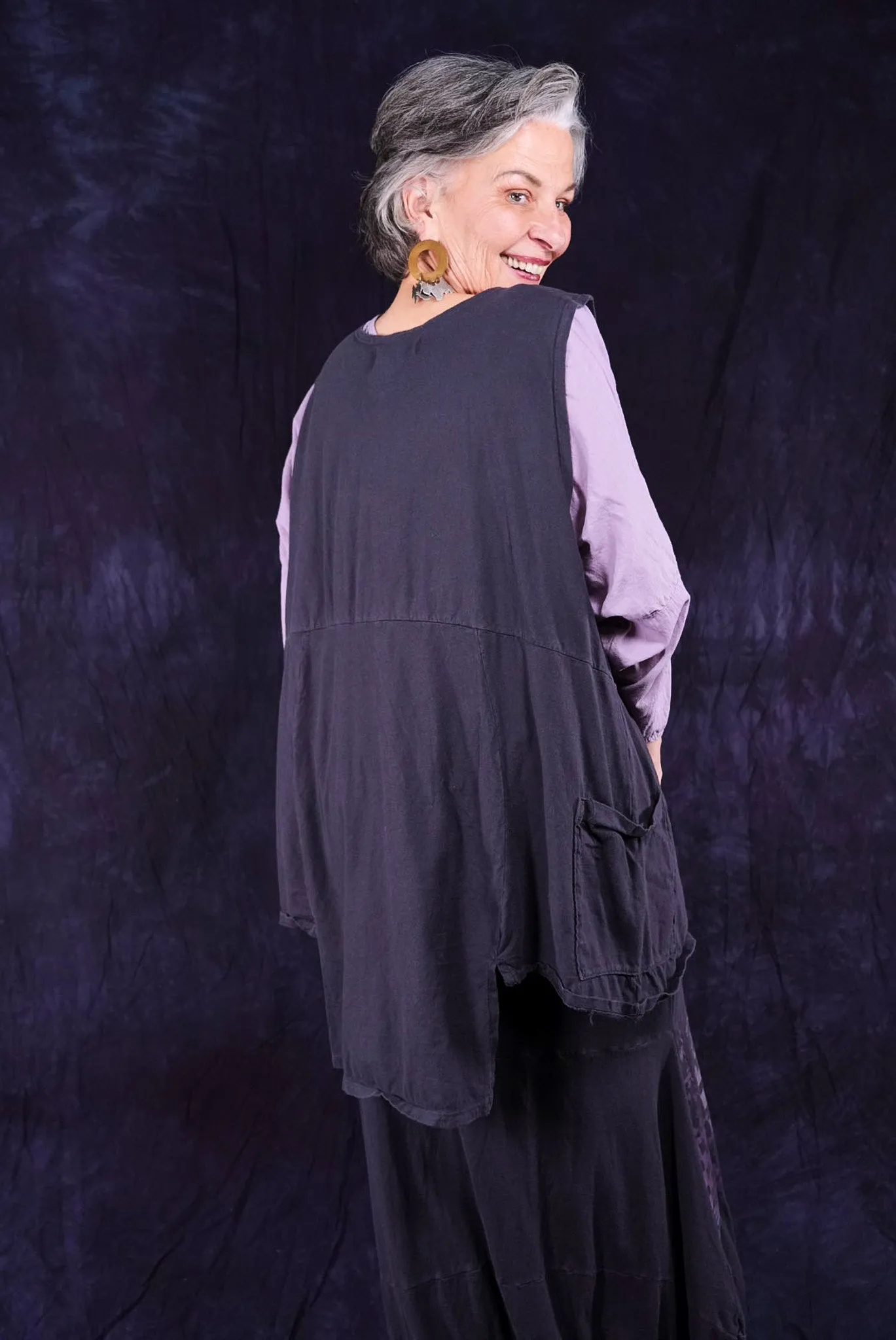 1437 Flower Pot Top Black Sand-P