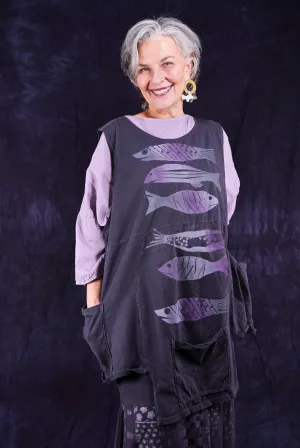 1437 Flower Pot Top Black Sand-P