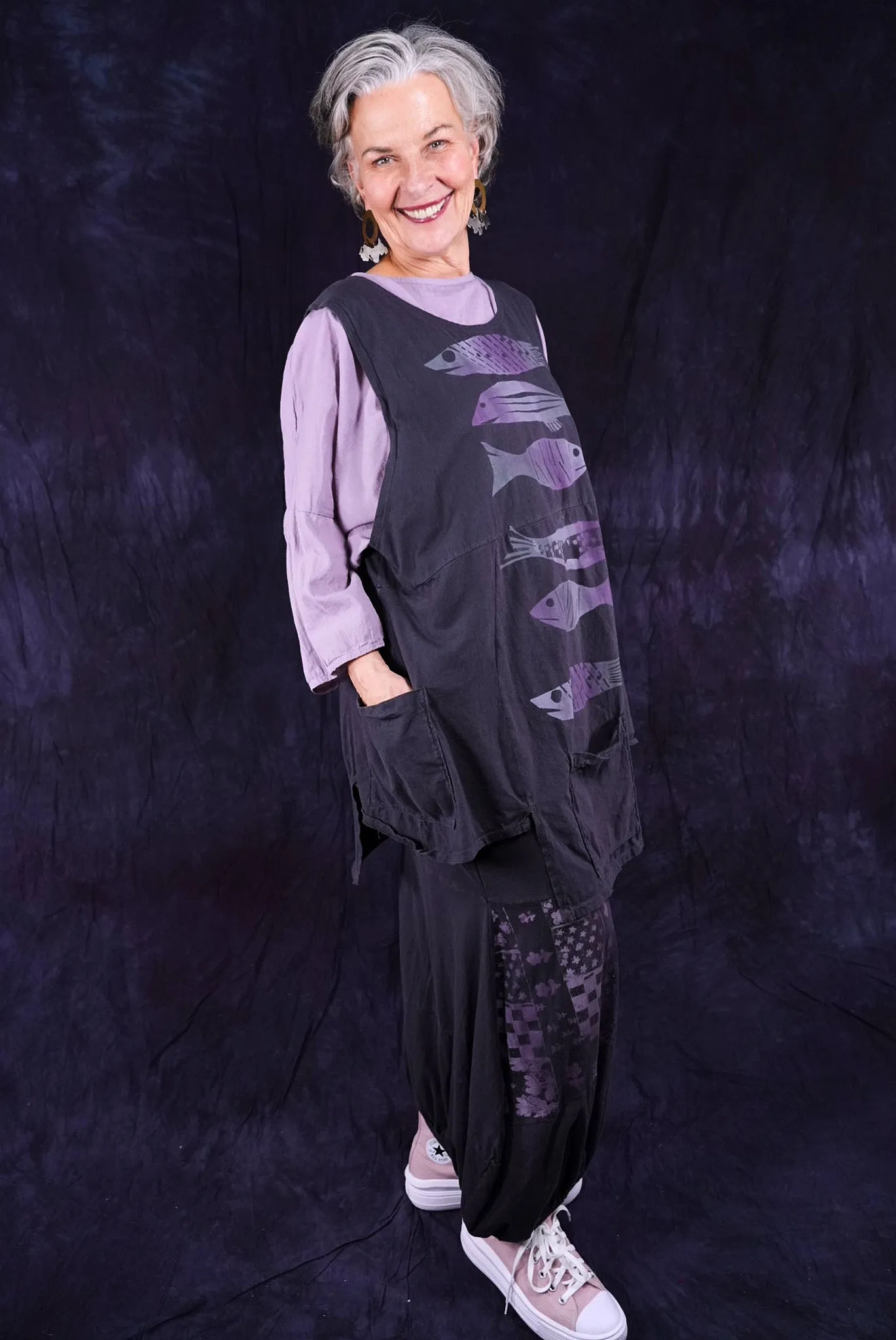 1437 Flower Pot Top Black Sand-P