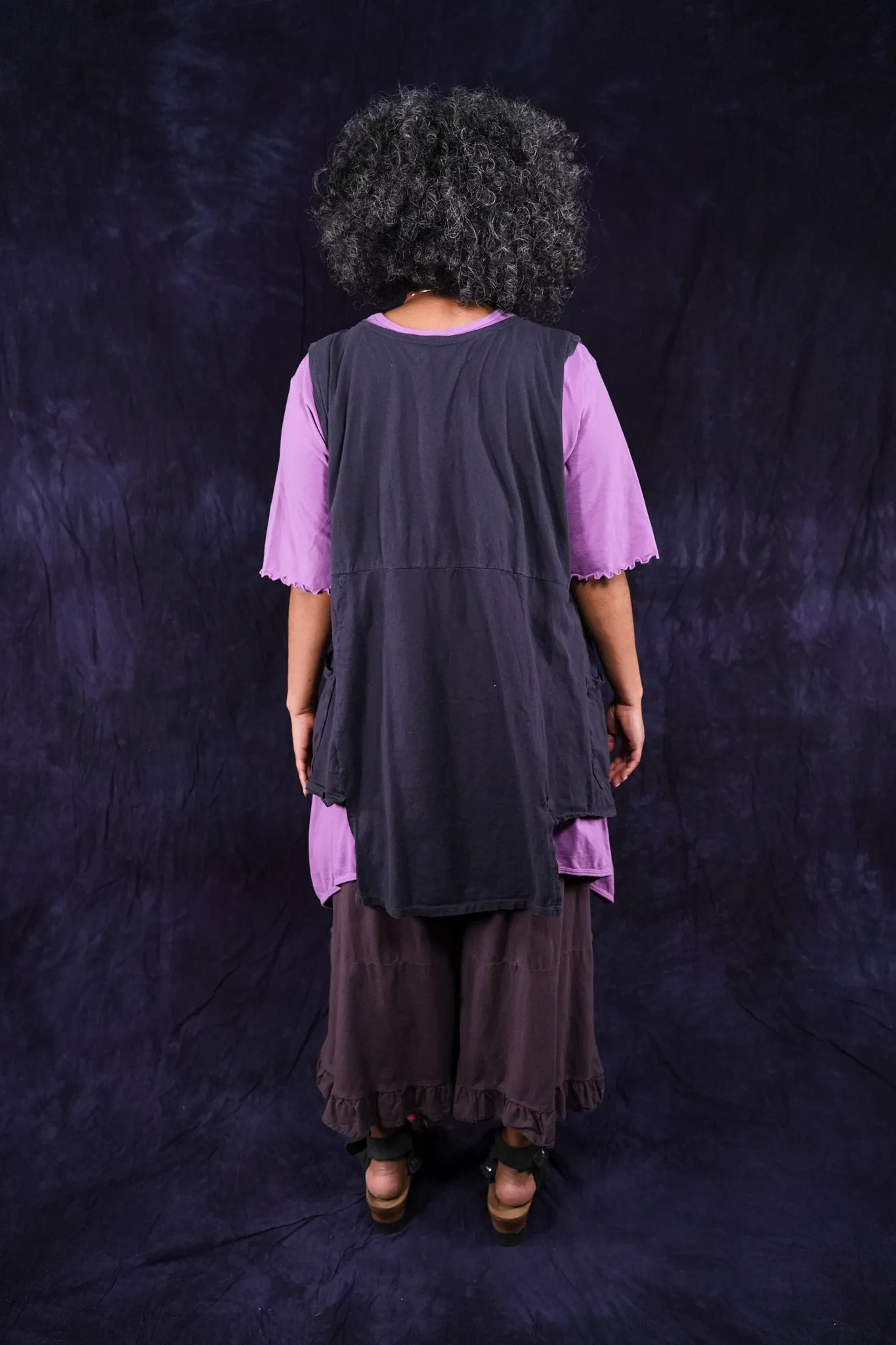 1437 Flower Pot Top Black Sand-P