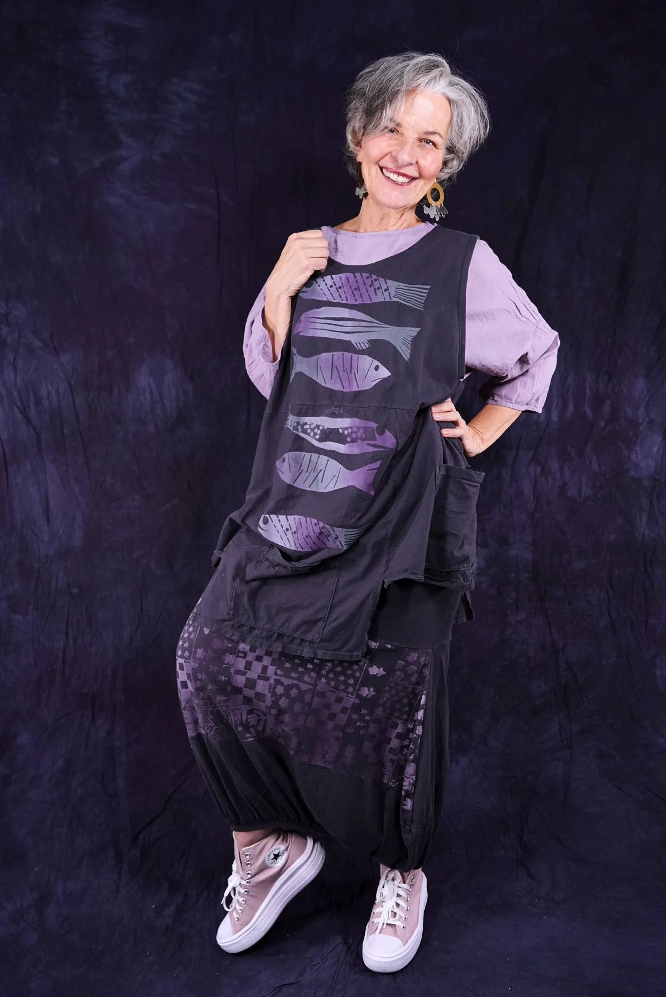 1437 Flower Pot Top Black Sand-P