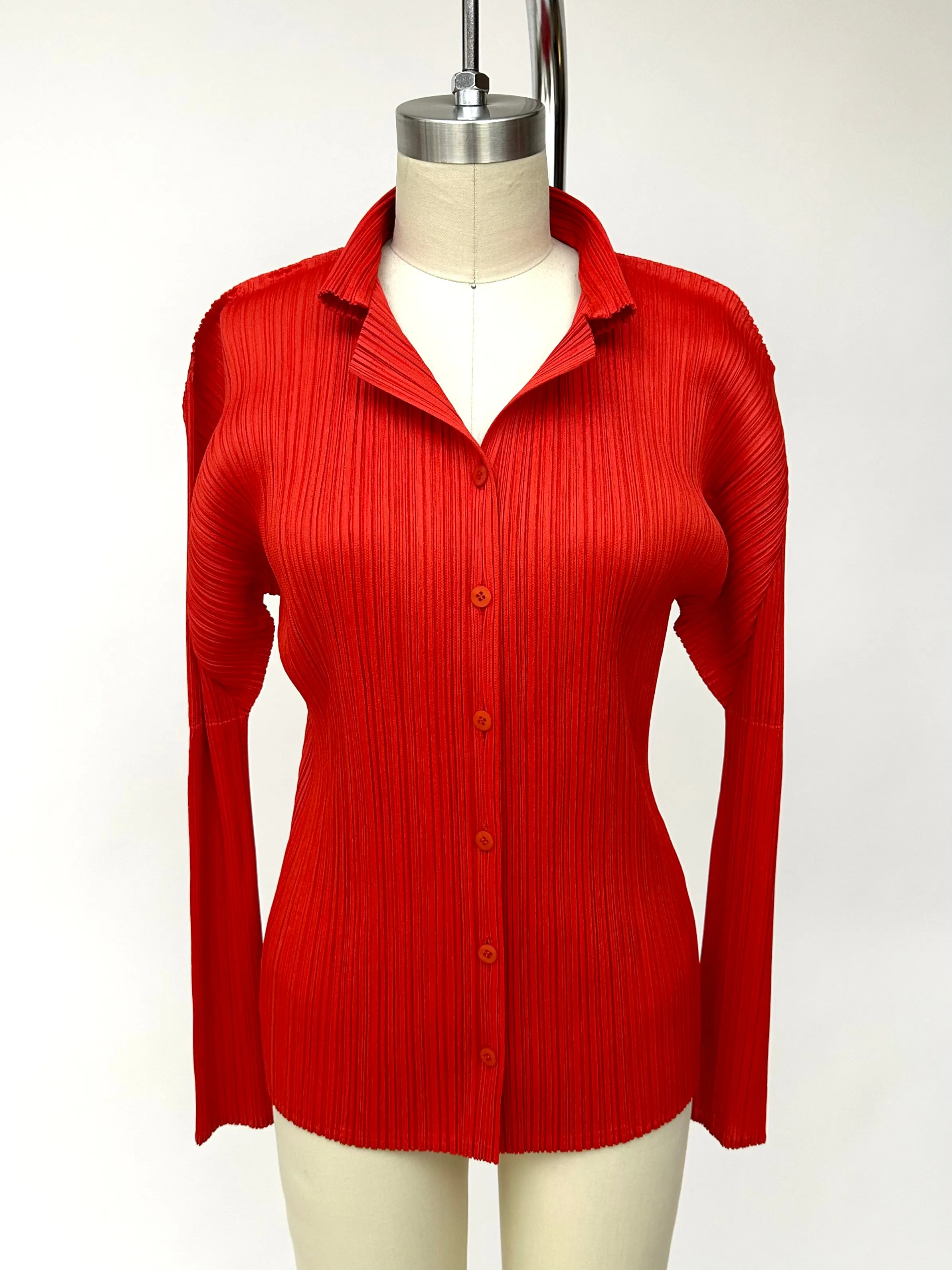 1990s Pleats Please Tomato Origami Top