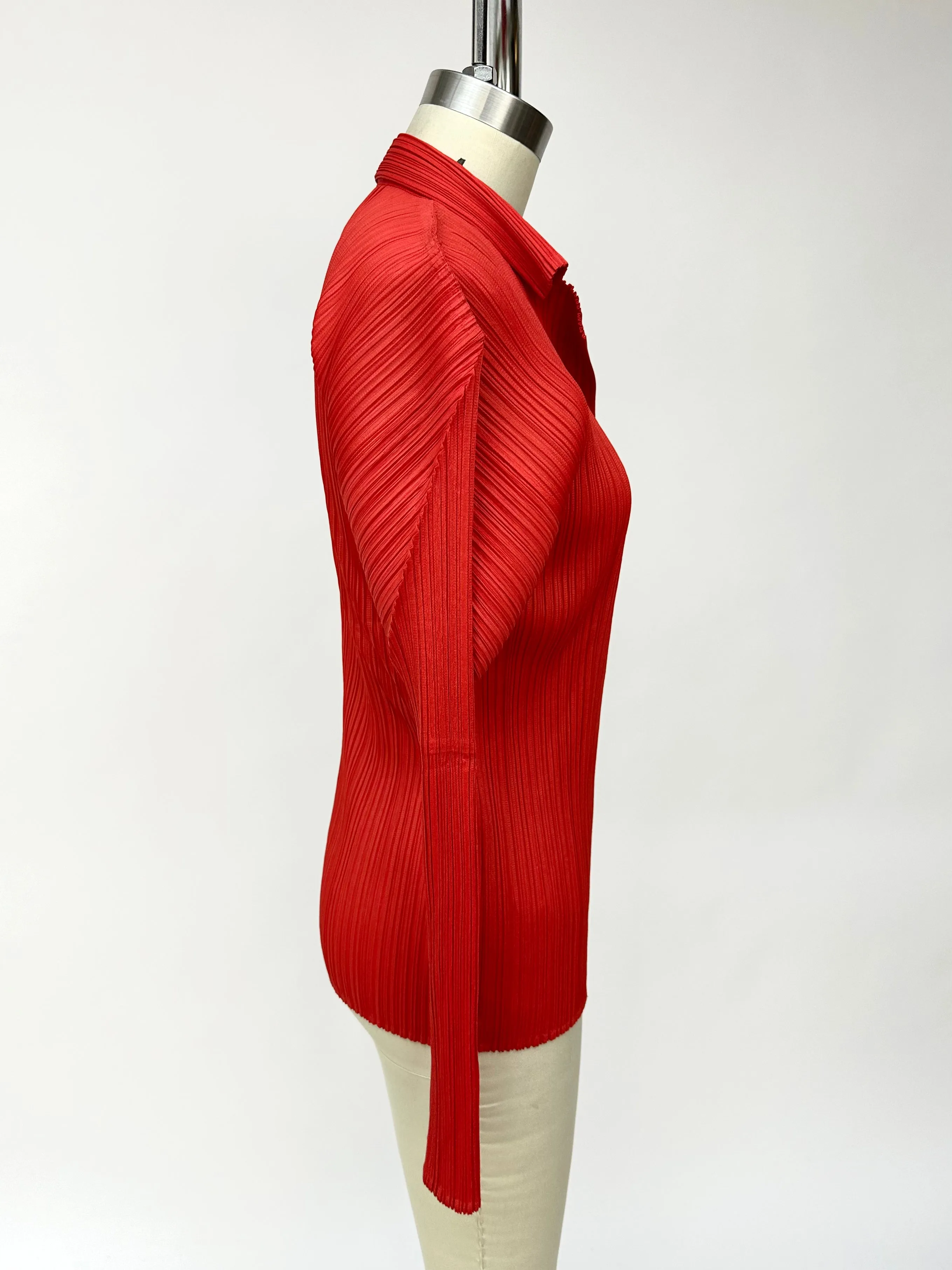 1990s Pleats Please Tomato Origami Top
