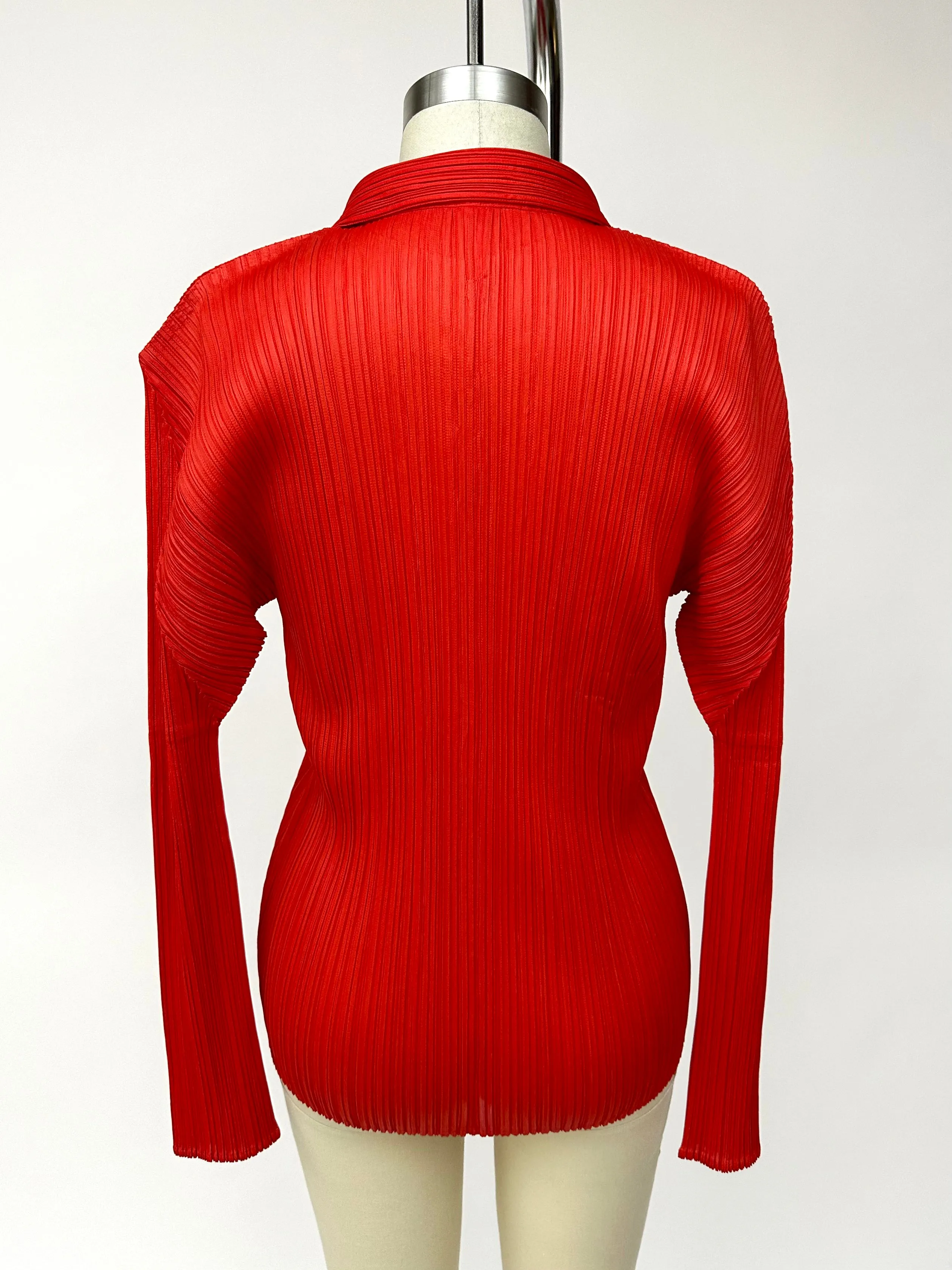 1990s Pleats Please Tomato Origami Top