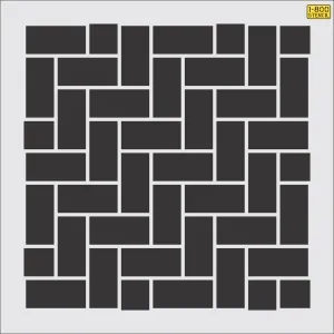 36" Herringbone Brick Pattern