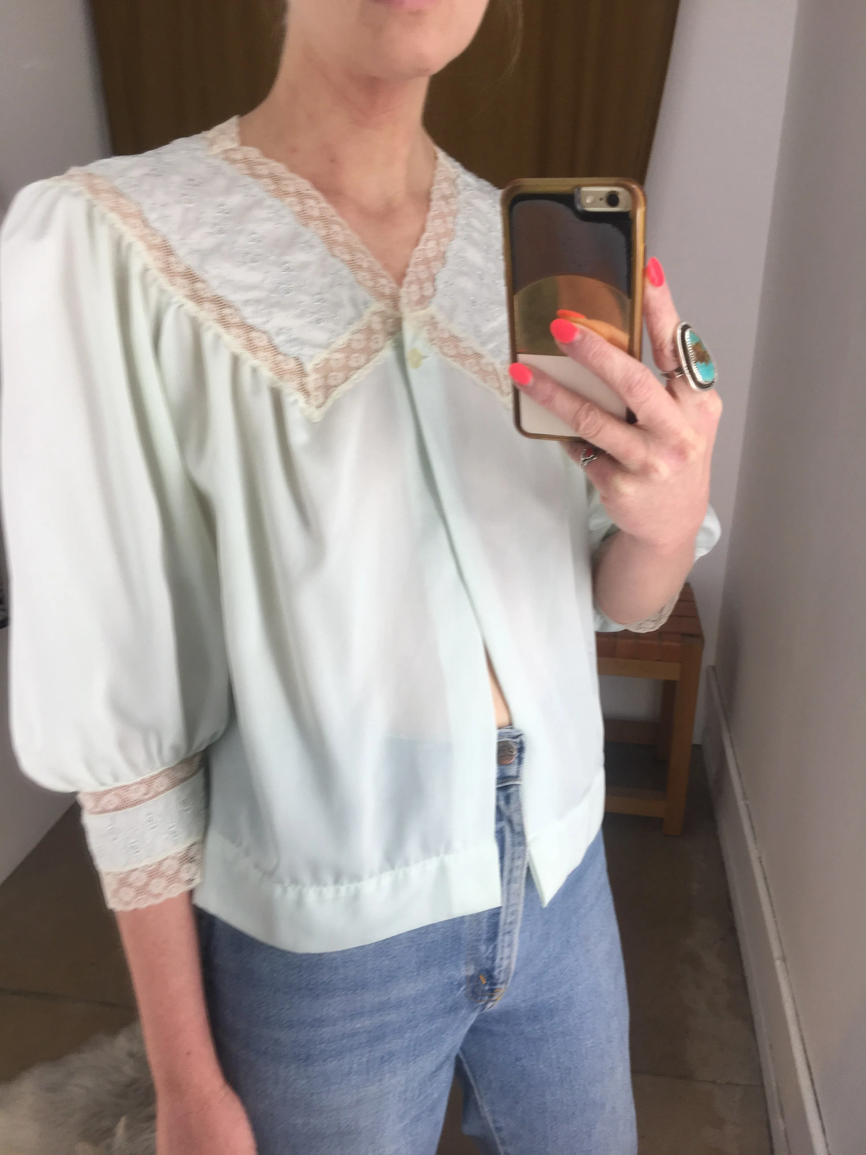 60’s BARBIZON BED JACKET / SMALL