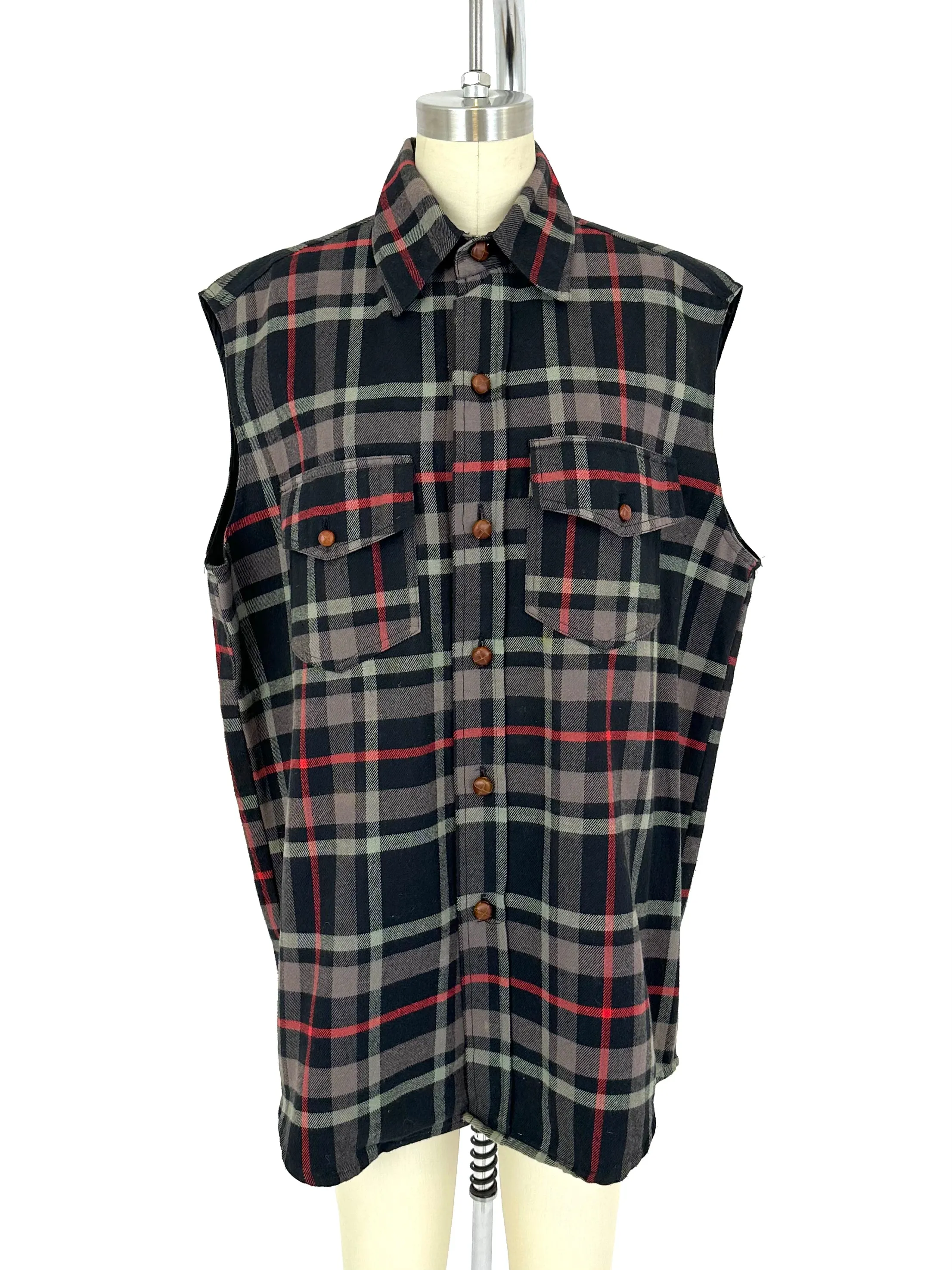 80s Junior Gaultier Flannel Shirt