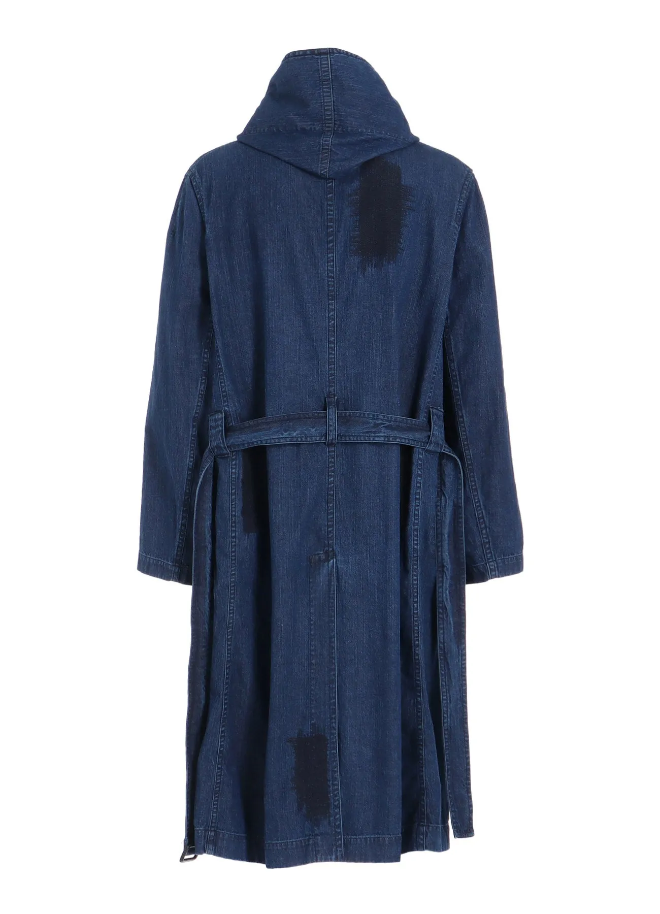 8OZ DENIM   DUNGAREE HOODED COATS WITH POCKETS