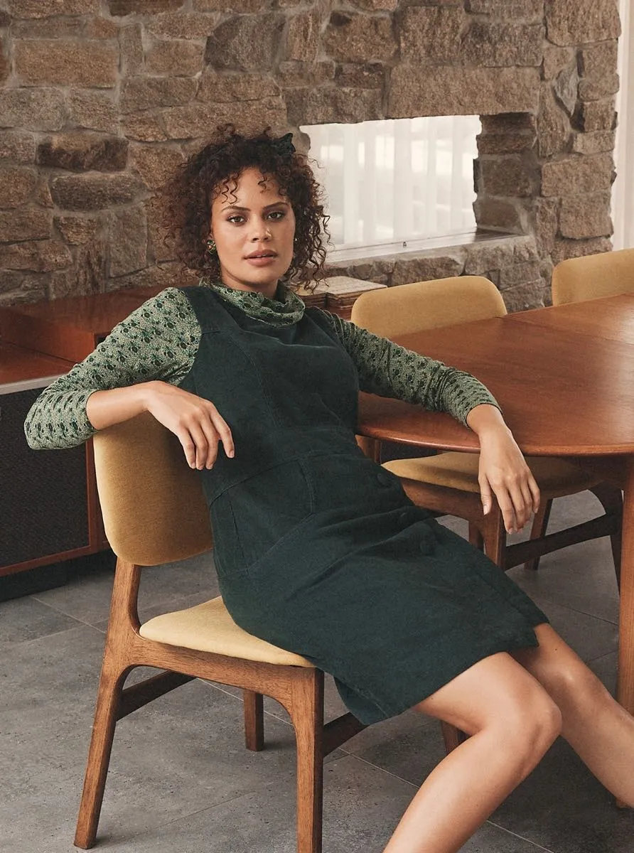 Abby Tunic Corduroy - Emerald
