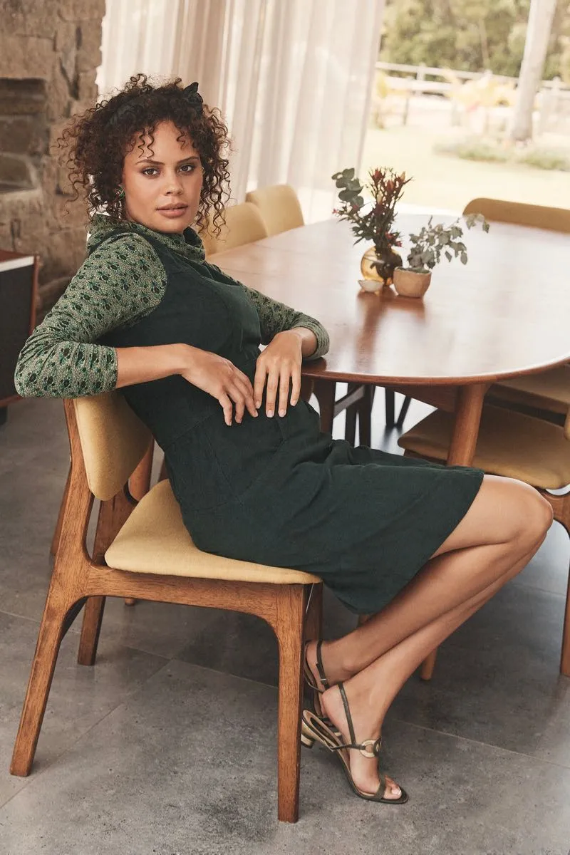 Abby Tunic Corduroy - Emerald