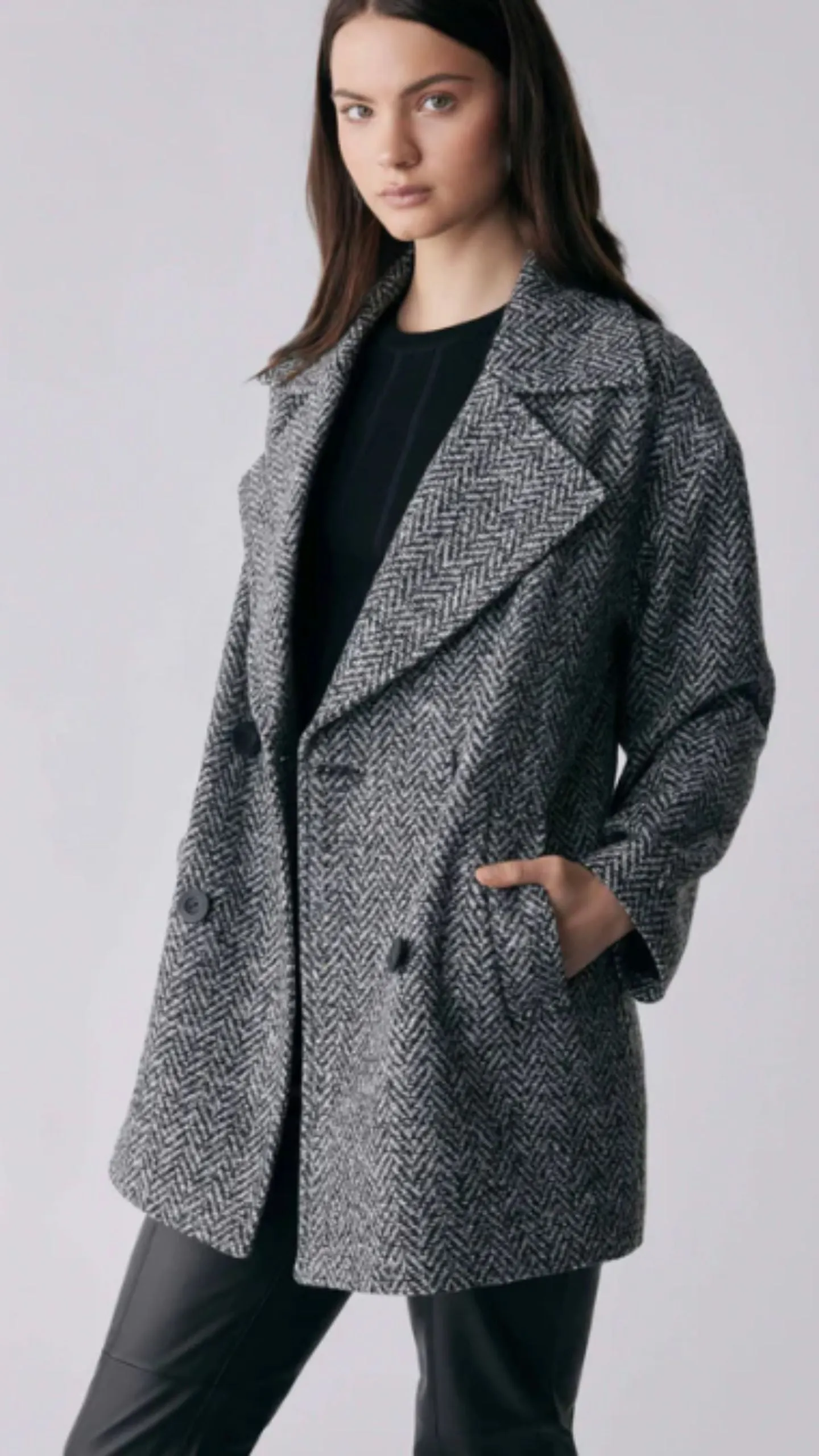 Ace Blazer Coat - Herringbone