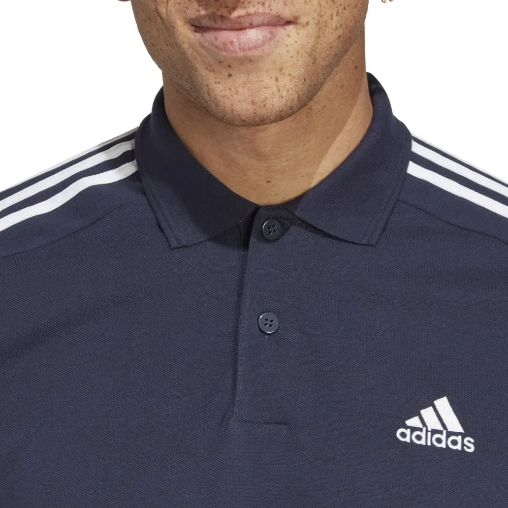 Adidas Mens Essentials Pique Embroided Small Logo Polo Shirt