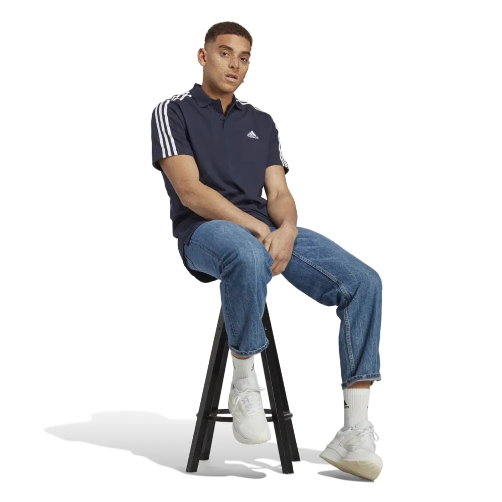 Adidas Mens Essentials Pique Embroided Small Logo Polo Shirt