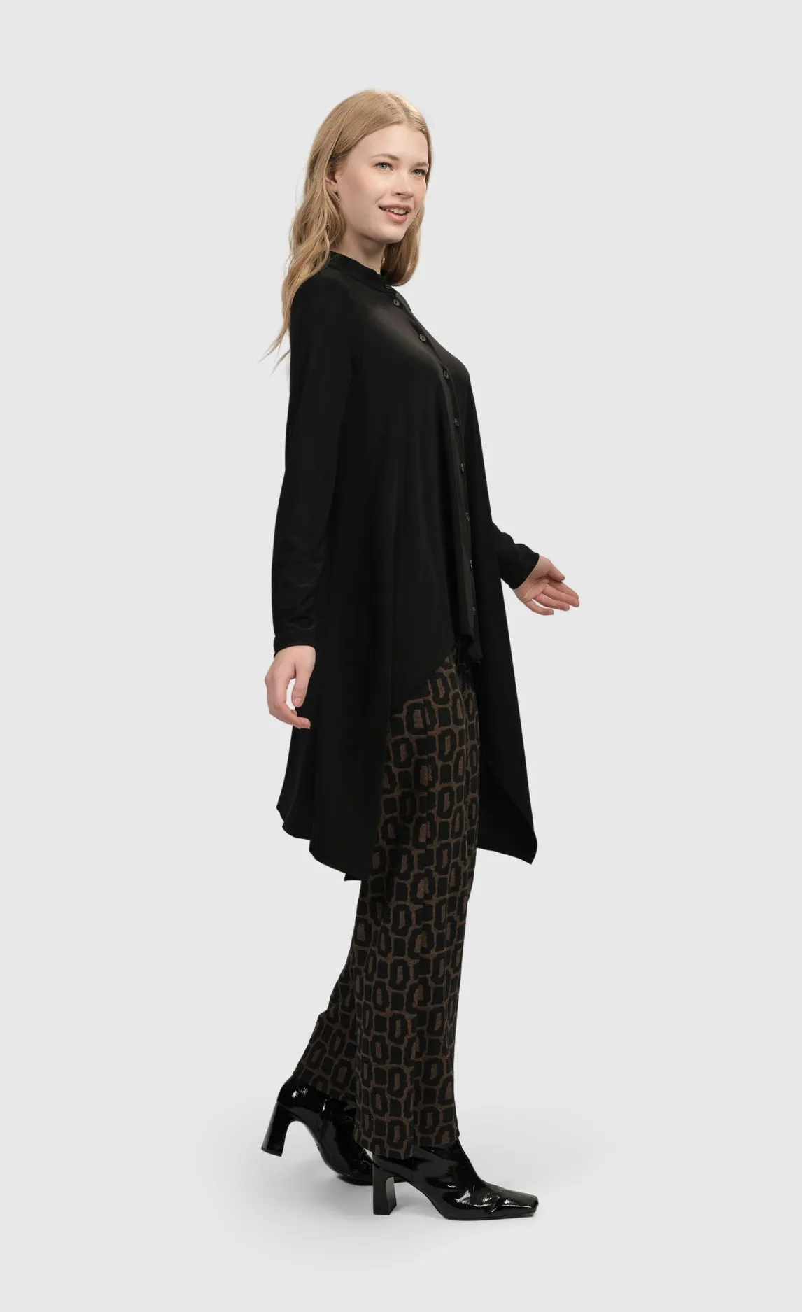 Alembika Essential Hi-Lo Button Down Top