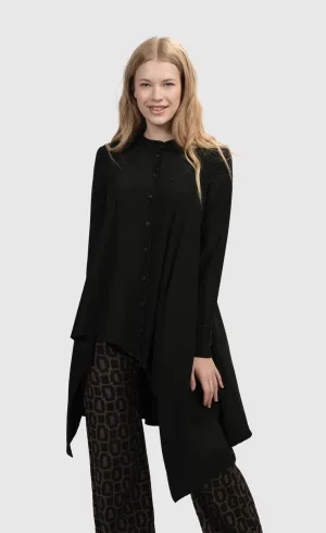 Alembika Essential Hi-Lo Button Down Top