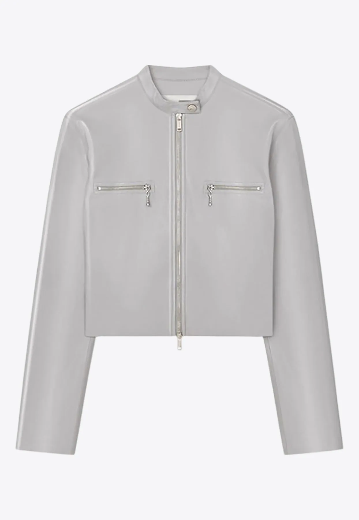 Aletta Faux Leather Biker Jacket