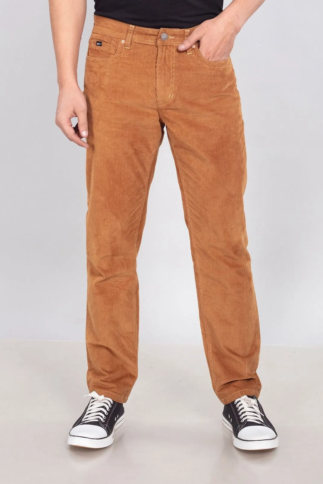Almond Stretch Corduroy Jeans