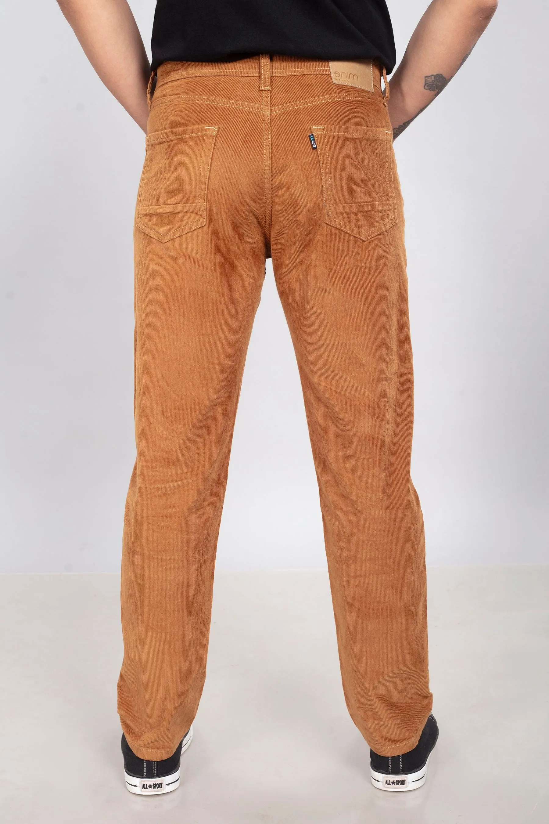 Almond Stretch Corduroy Jeans