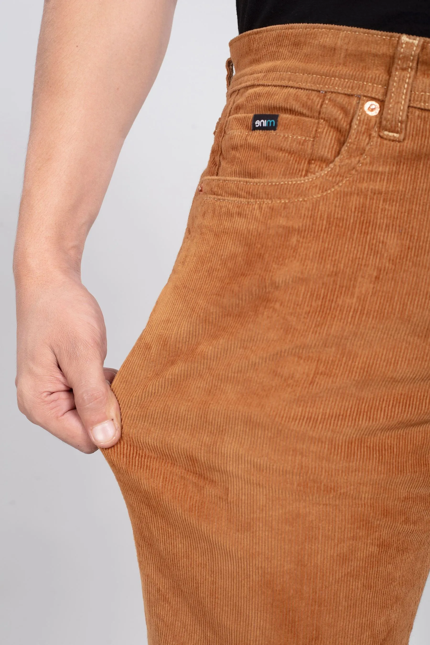 Almond Stretch Corduroy Jeans