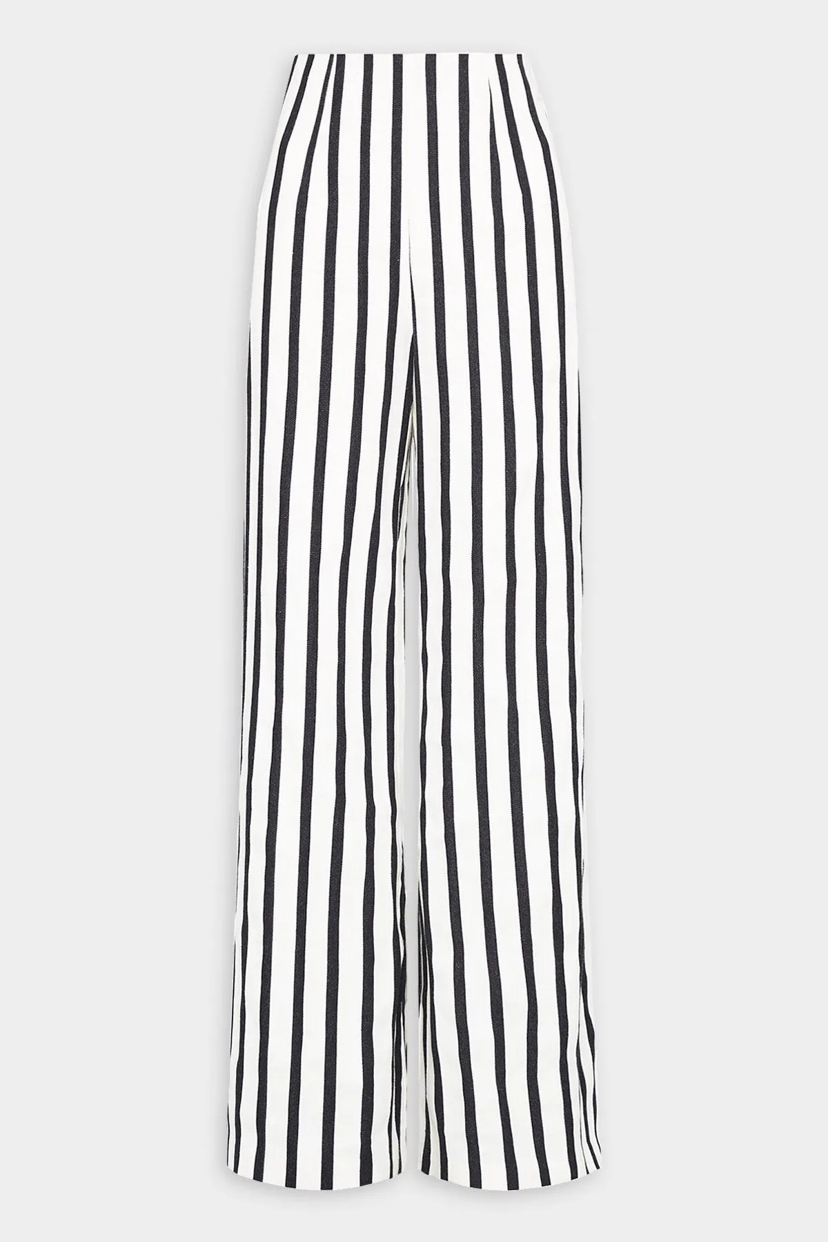Amo Trousers in Black & White Stripe