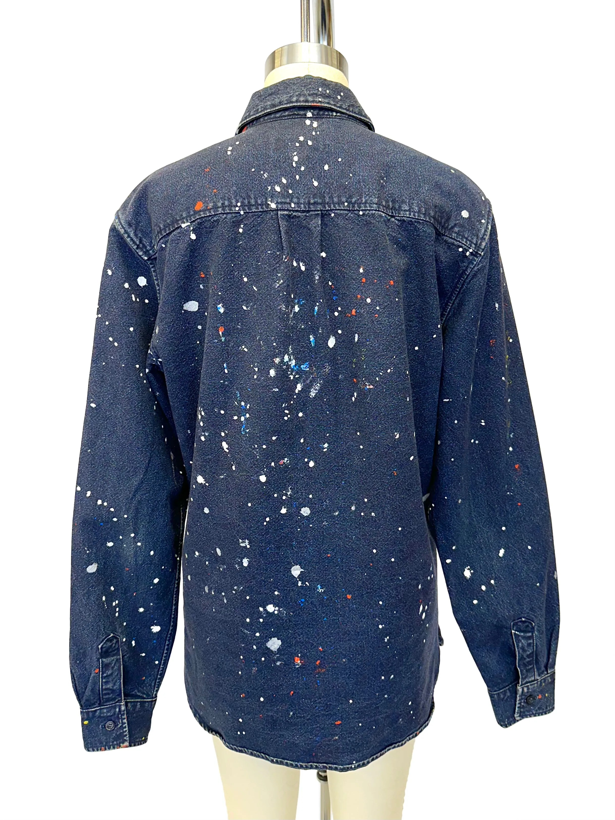 A.P.C. Denim Splatter Shirt
