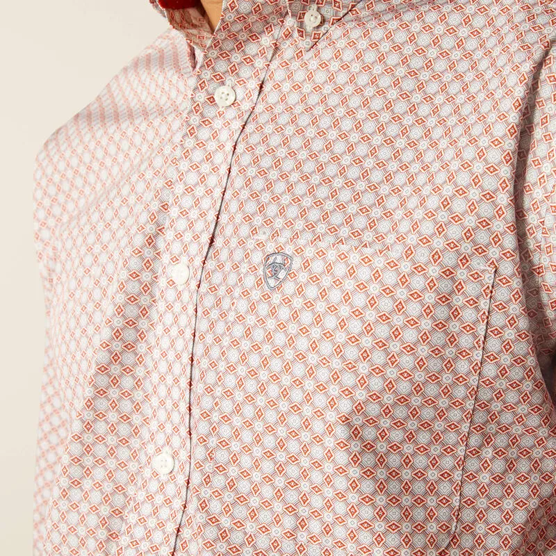 Ariat 10052384 Wrinkle Free Larson LS Shirt Light Blue