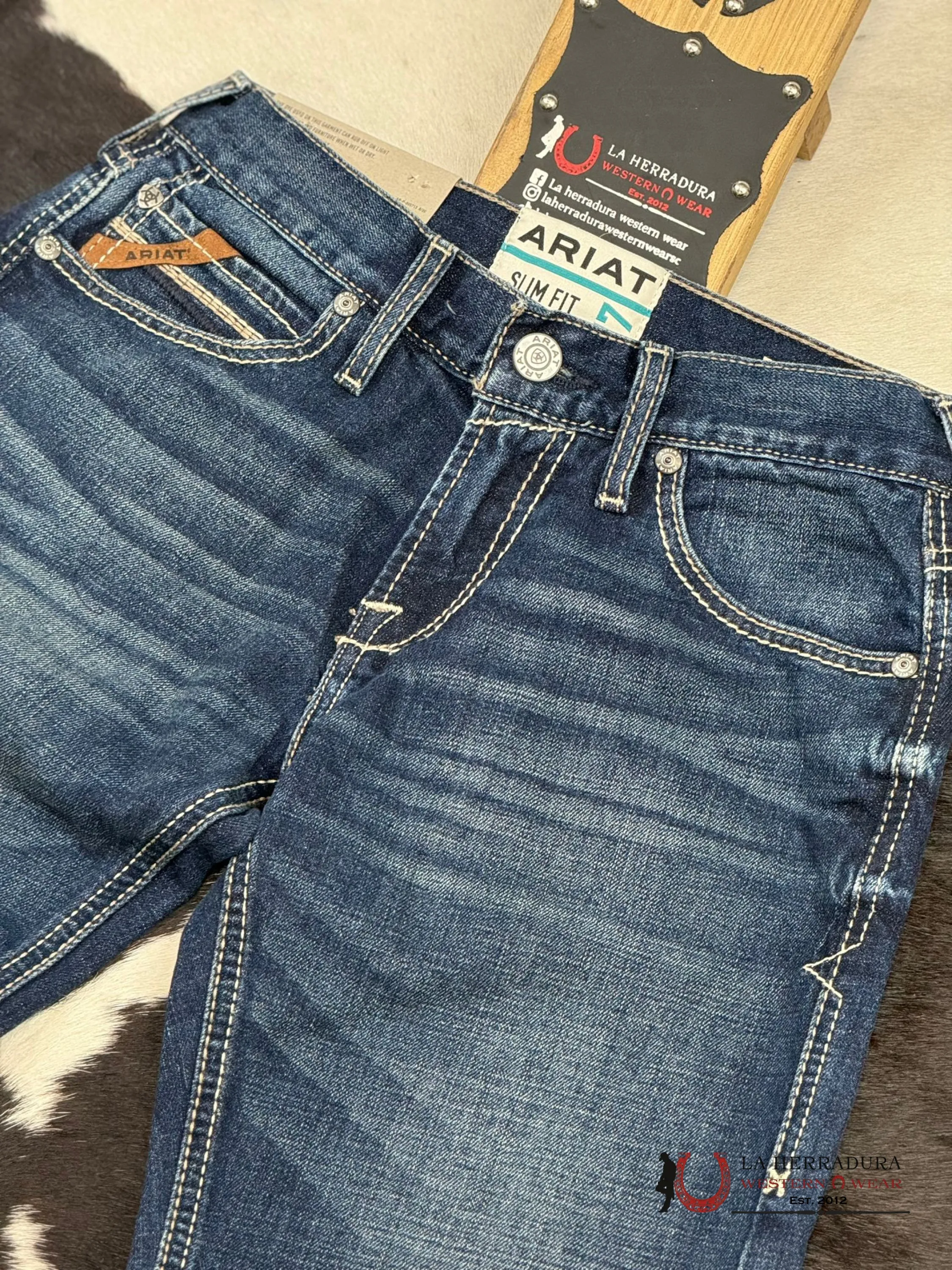 ARIAT MENS JEAN STIRLING DRAKE M7 SLIM FIT STRAIGHT LEG