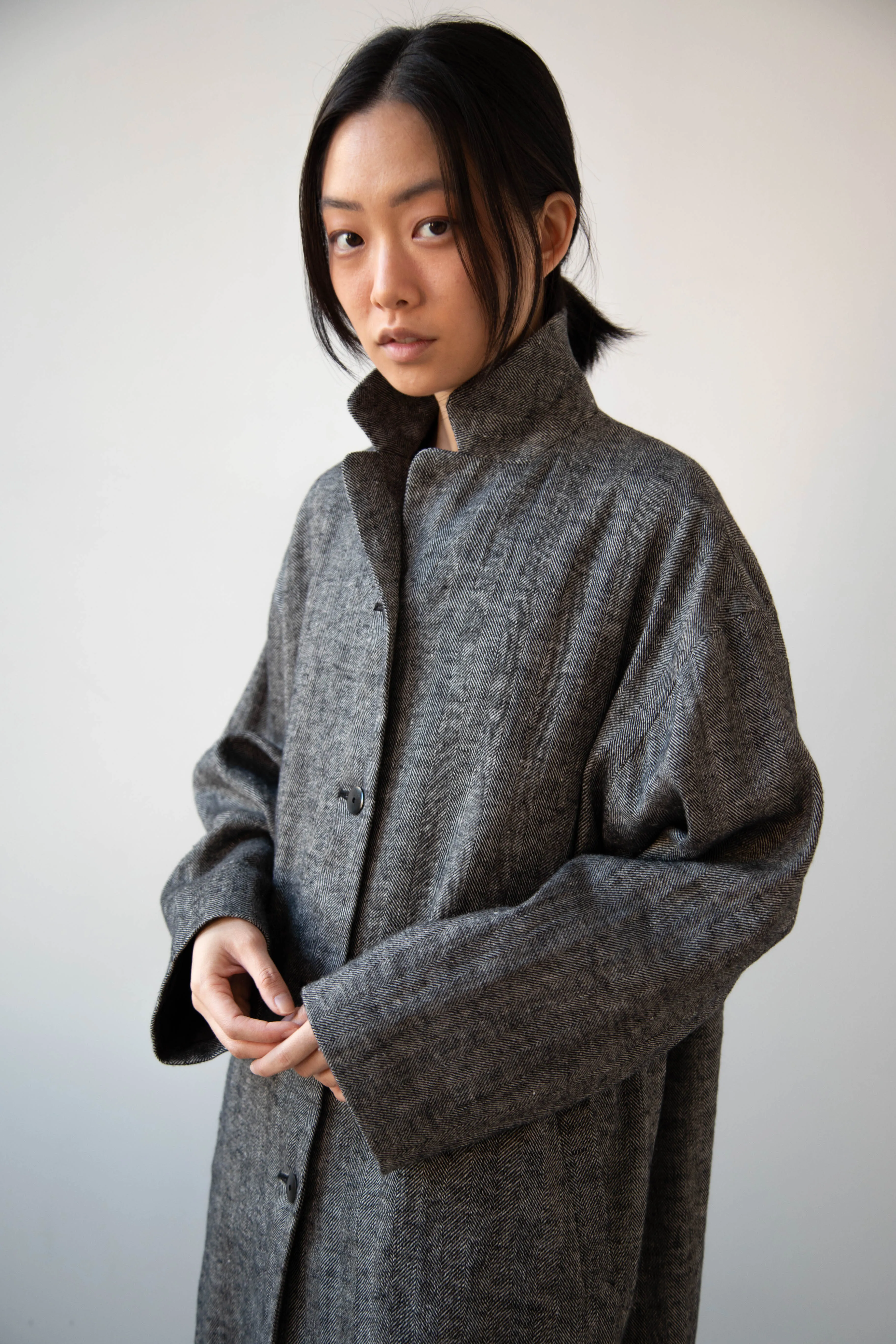 Arts & Science | New Granny Coat in Herringbone