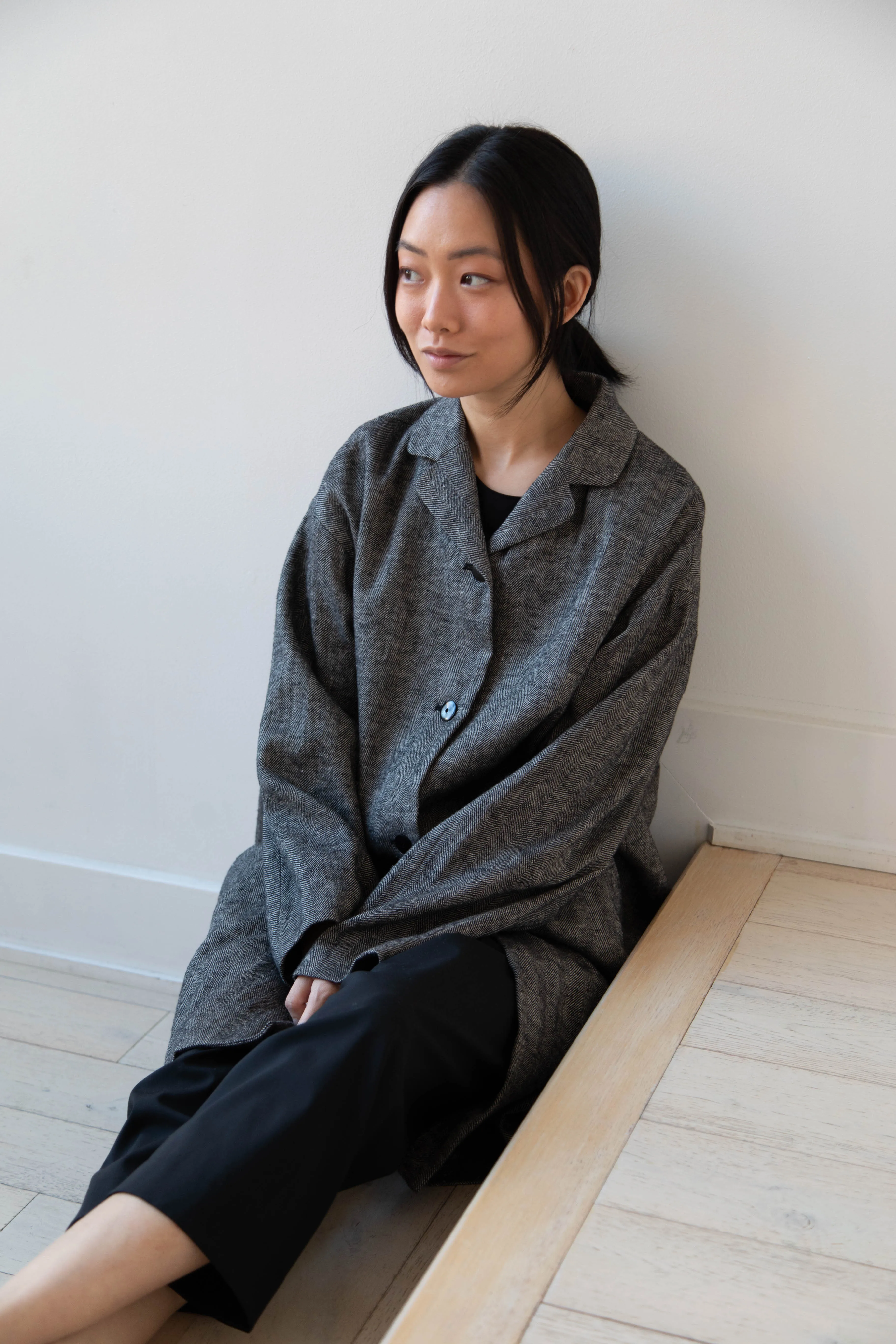 Arts & Science | New Granny Coat in Herringbone