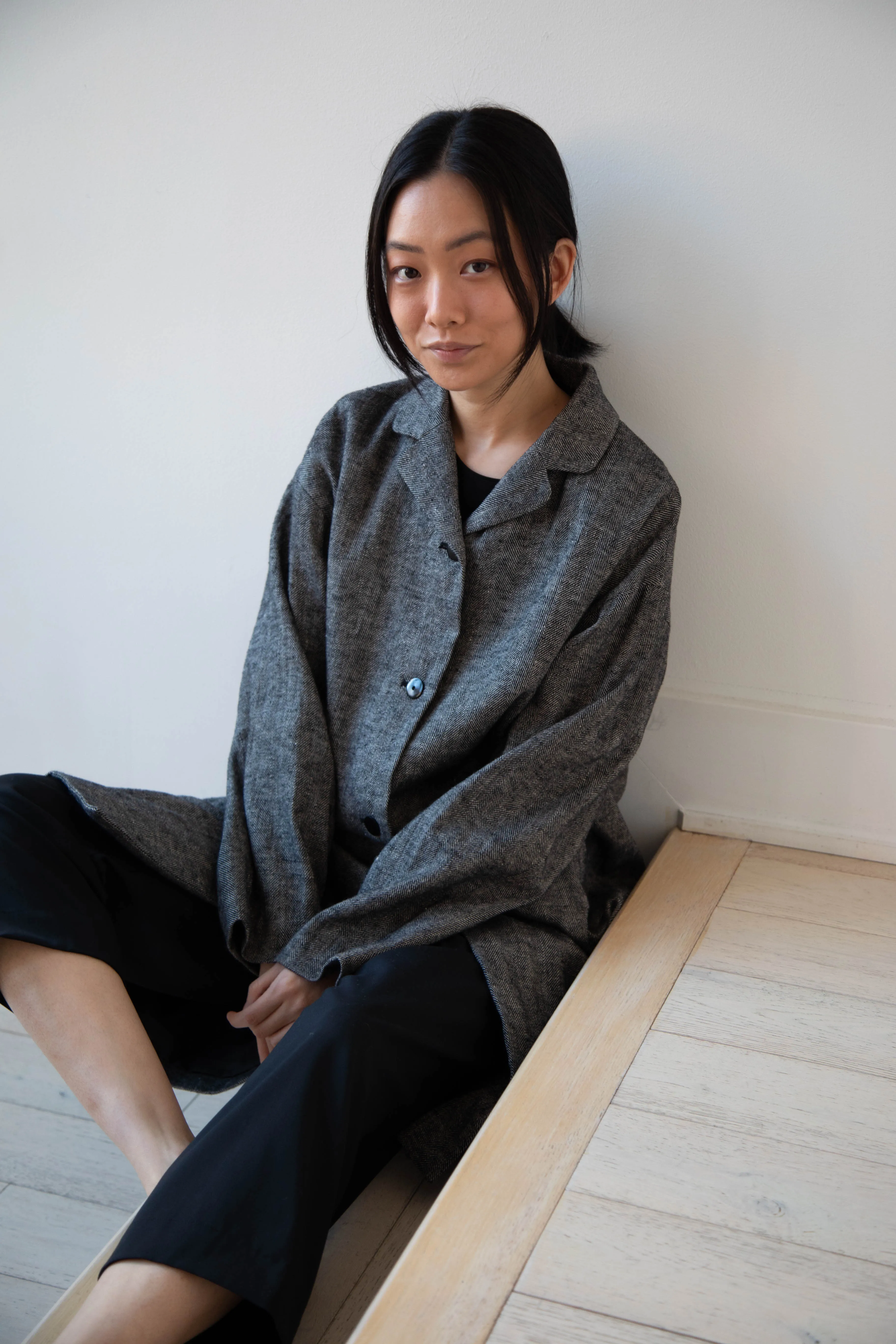 Arts & Science | New Granny Coat in Herringbone