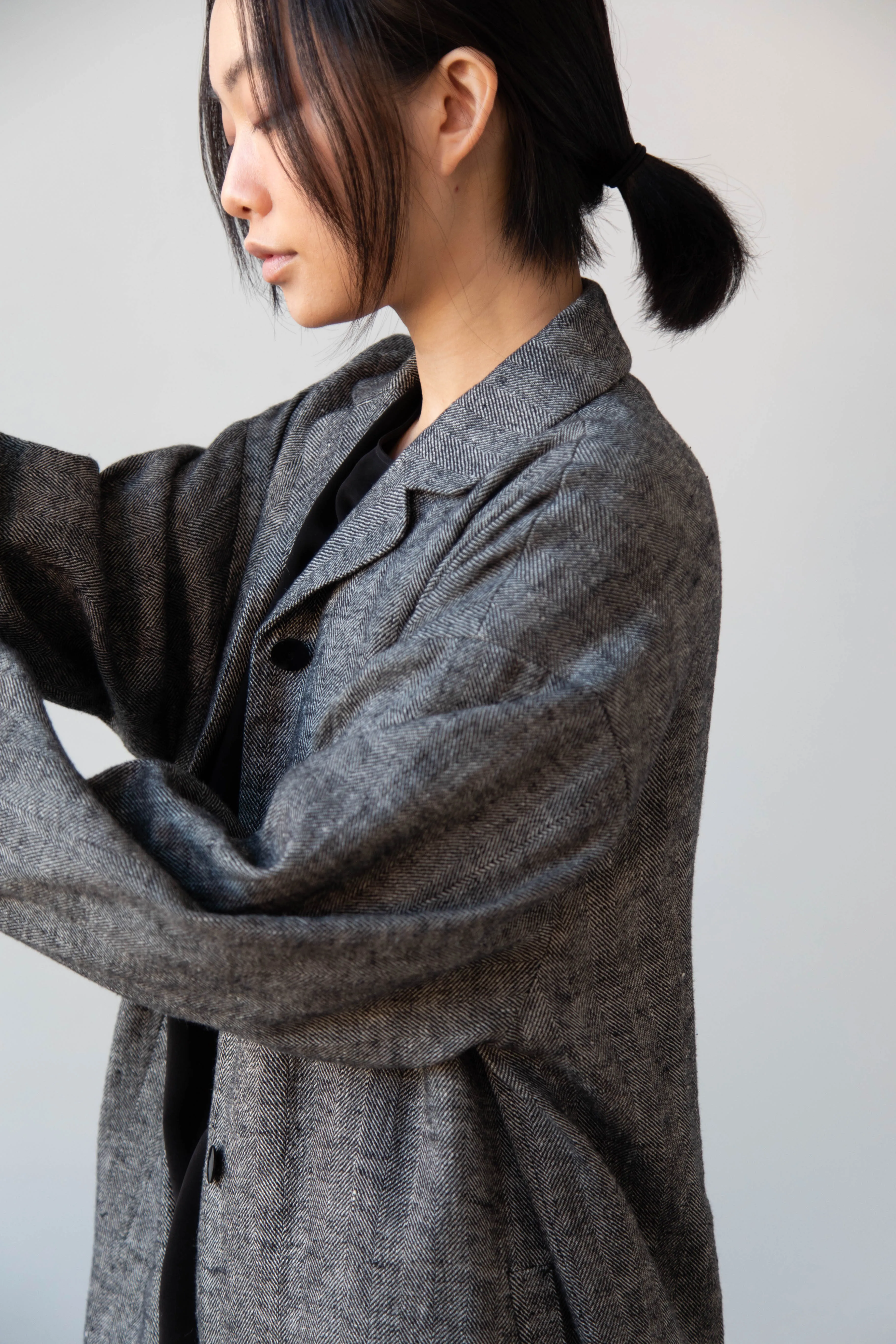 Arts & Science | New Granny Coat in Herringbone