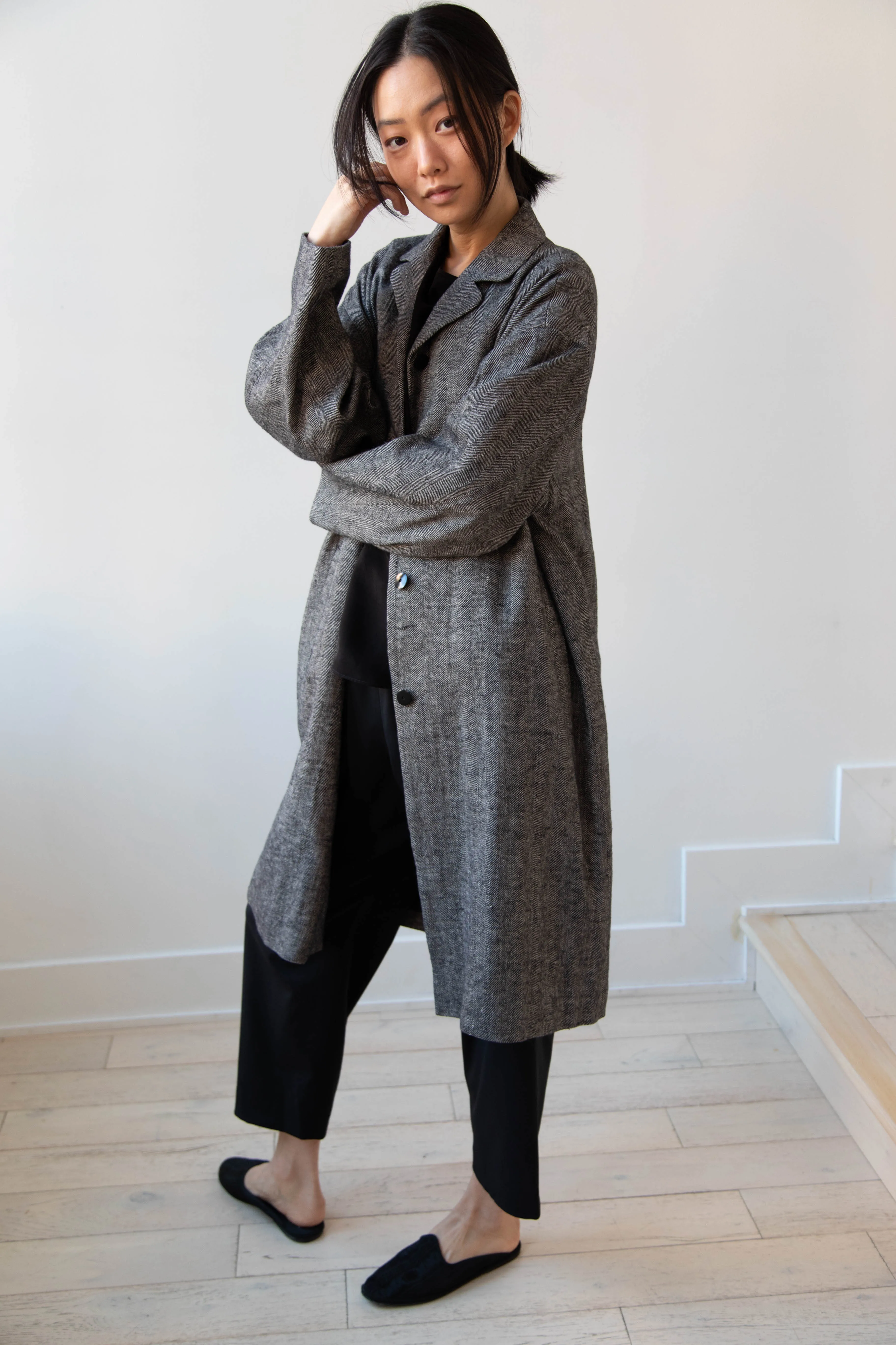 Arts & Science | New Granny Coat in Herringbone