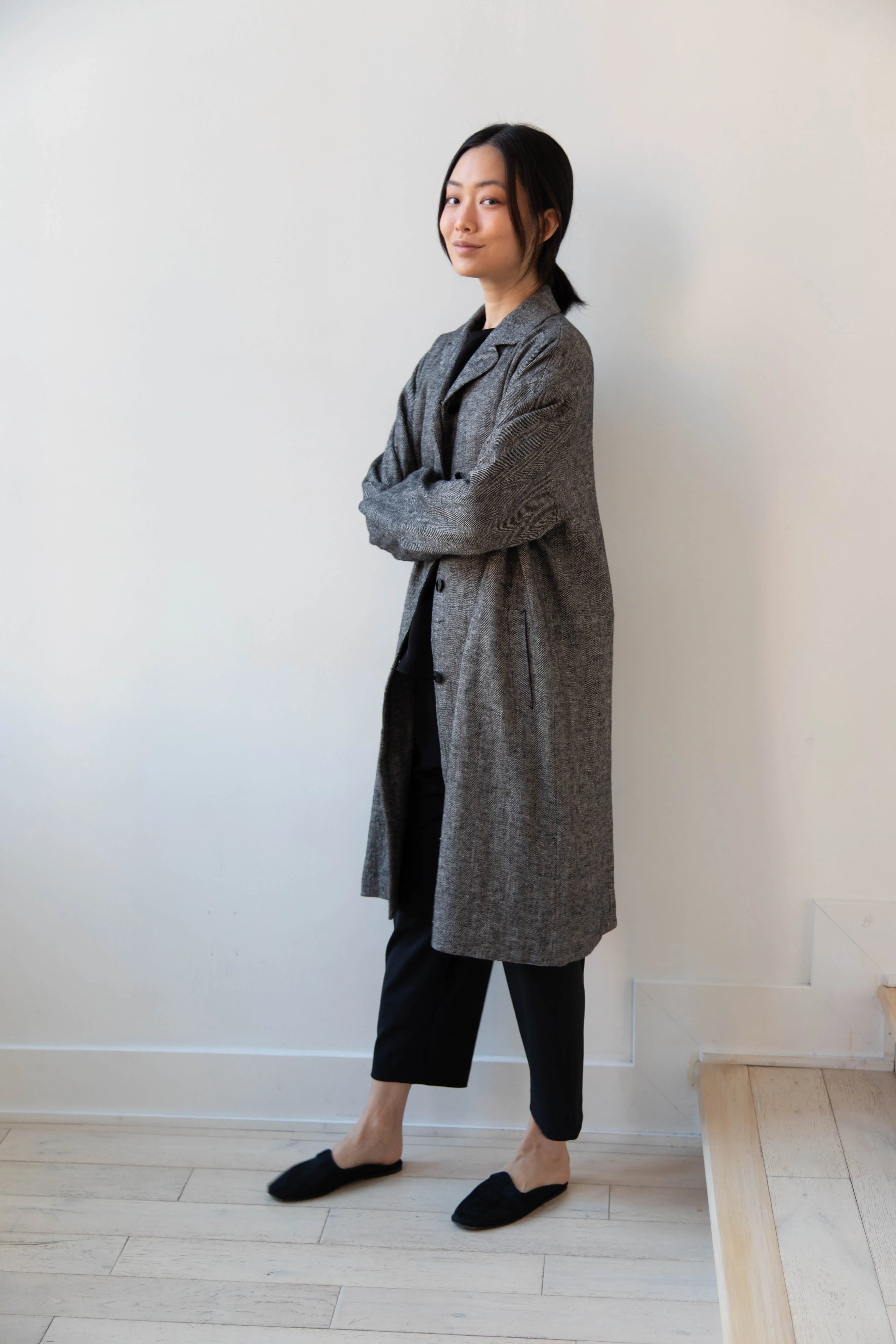Arts & Science | New Granny Coat in Herringbone