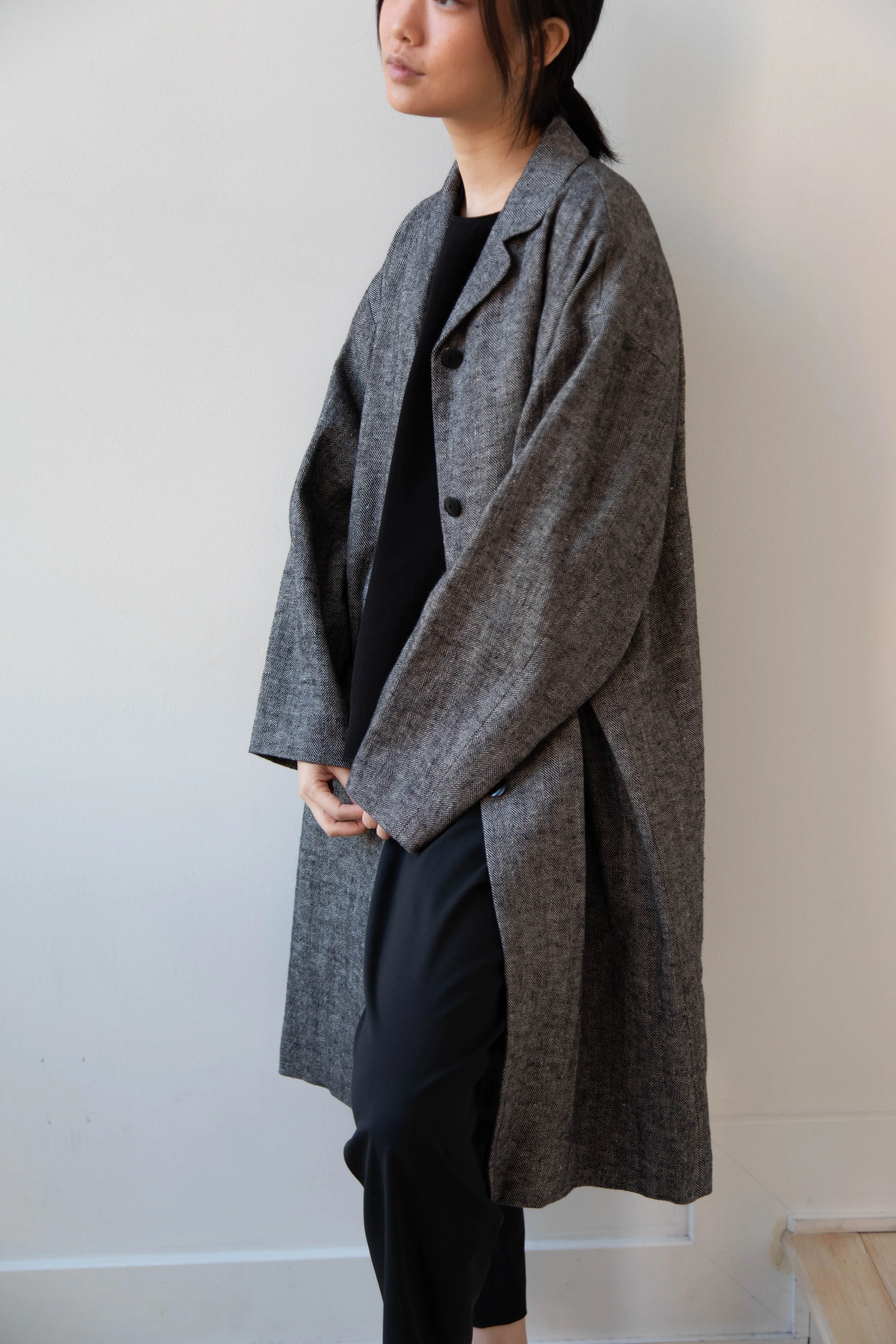 Arts & Science | New Granny Coat in Herringbone