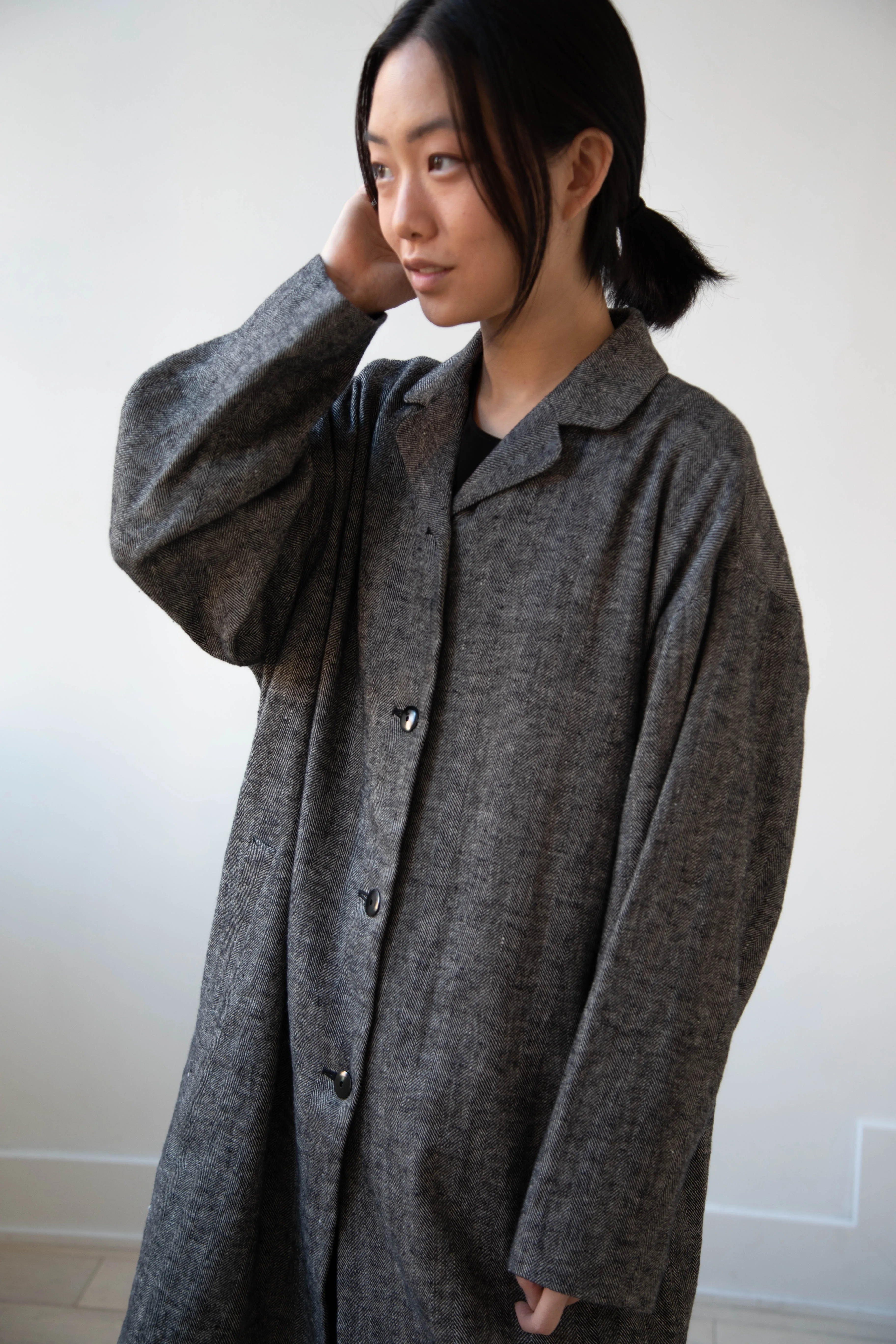 Arts & Science | New Granny Coat in Herringbone