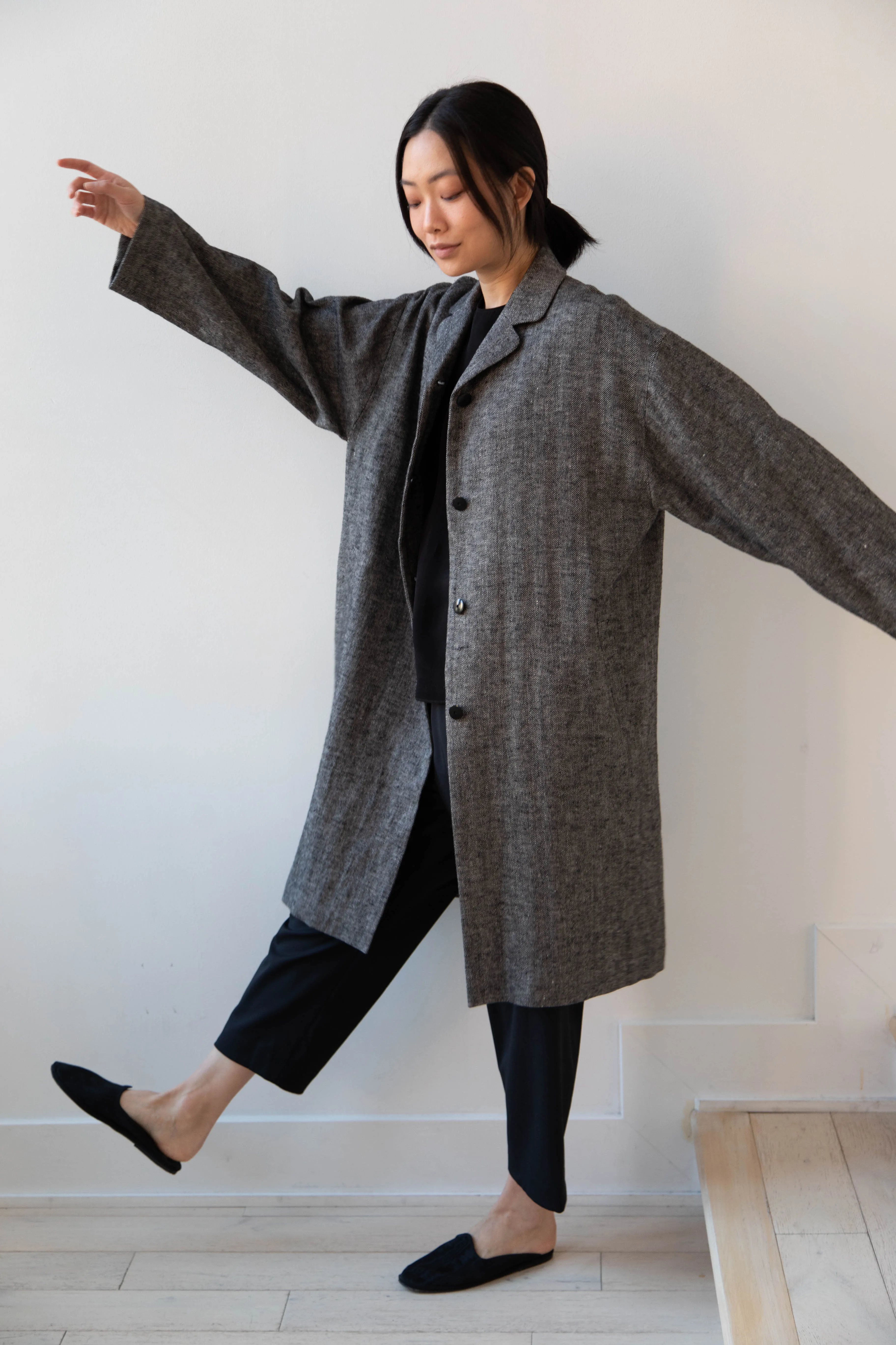 Arts & Science | New Granny Coat in Herringbone