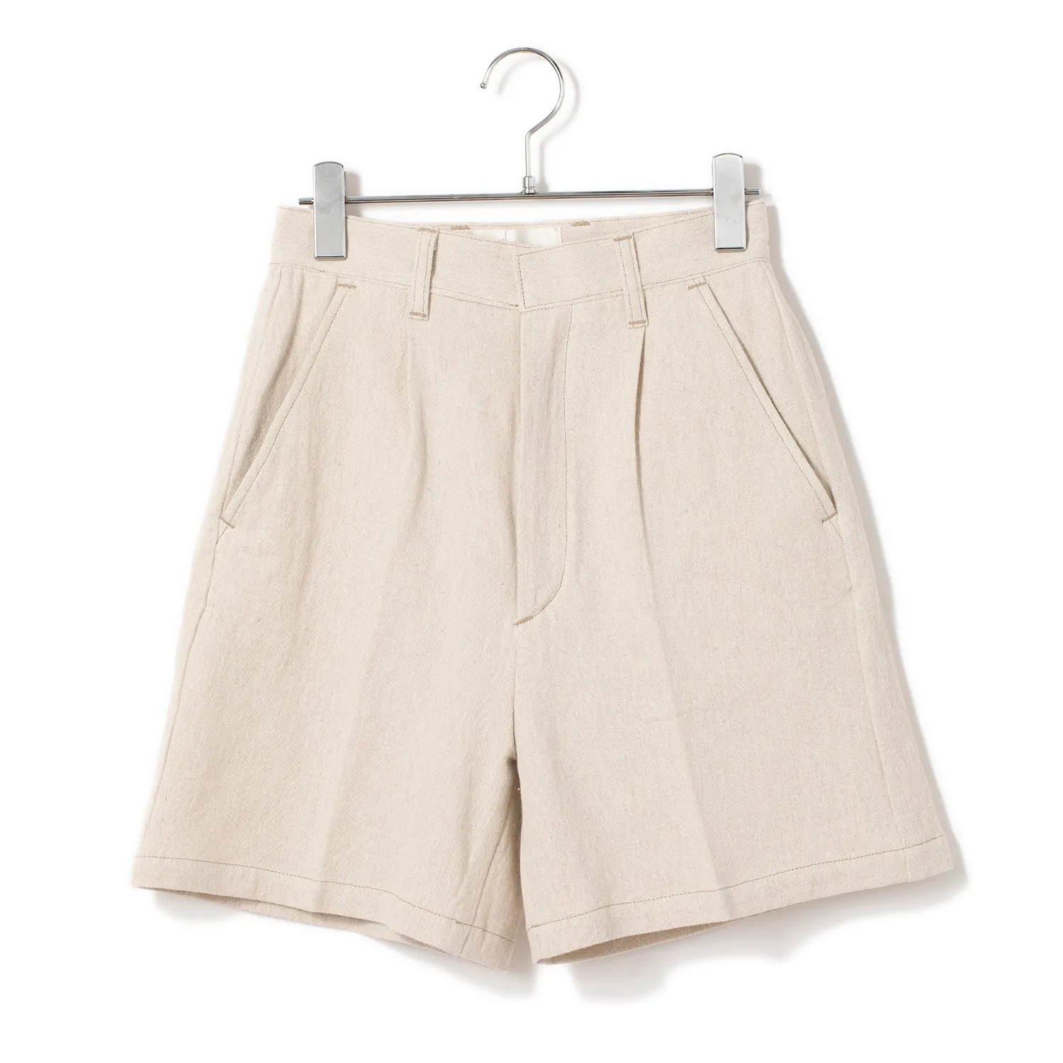 Atelier Mont Kemmel | アトリエモンケメル　COTTON LINEN SHORT PANTS