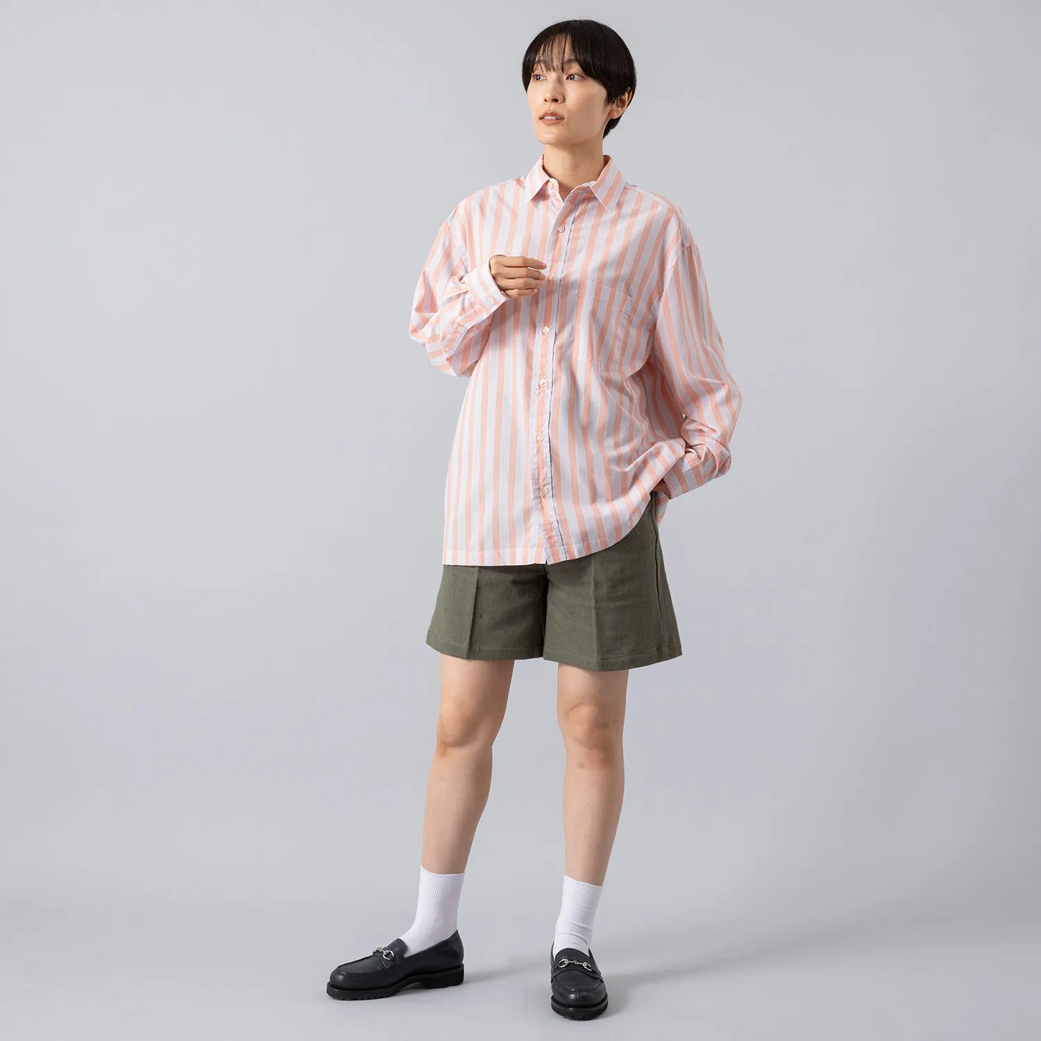 Atelier Mont Kemmel | アトリエモンケメル　COTTON LINEN SHORT PANTS