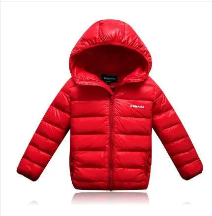 baby boy and girl clothes children's thick warm down jackets kids sports hooded outerwear 11 color