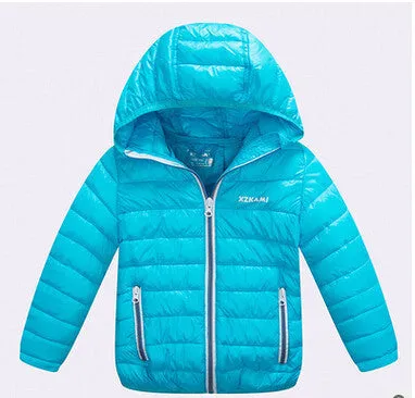 baby boy and girl clothes children's thick warm down jackets kids sports hooded outerwear 11 color