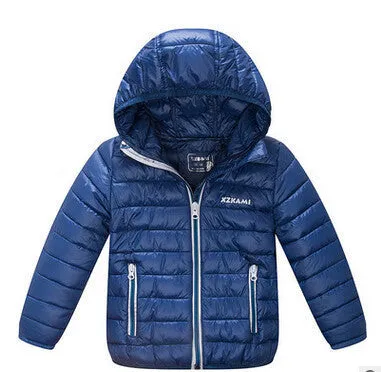 baby boy and girl clothes children's thick warm down jackets kids sports hooded outerwear 11 color