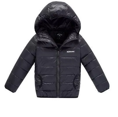 baby boy and girl clothes children's thick warm down jackets kids sports hooded outerwear 11 color