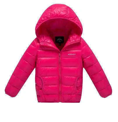 baby boy and girl clothes children's thick warm down jackets kids sports hooded outerwear 11 color