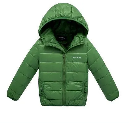 baby boy and girl clothes children's thick warm down jackets kids sports hooded outerwear 11 color