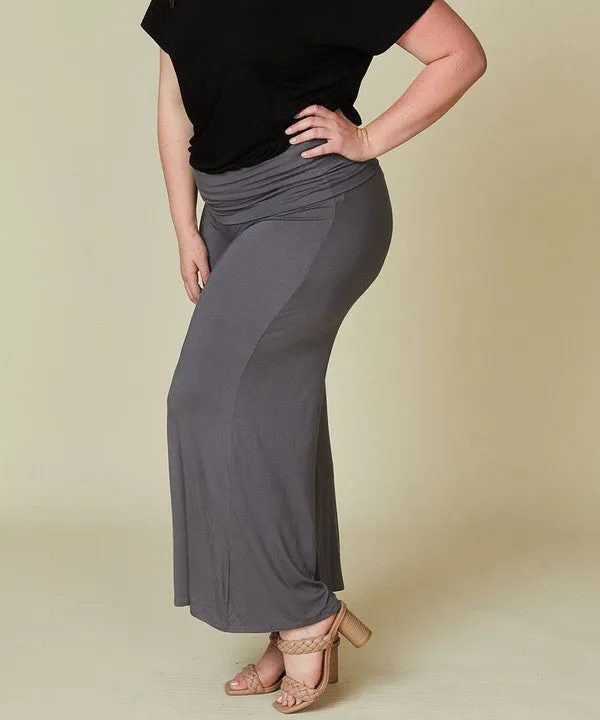 BAMBOO CURVE palazzo pants