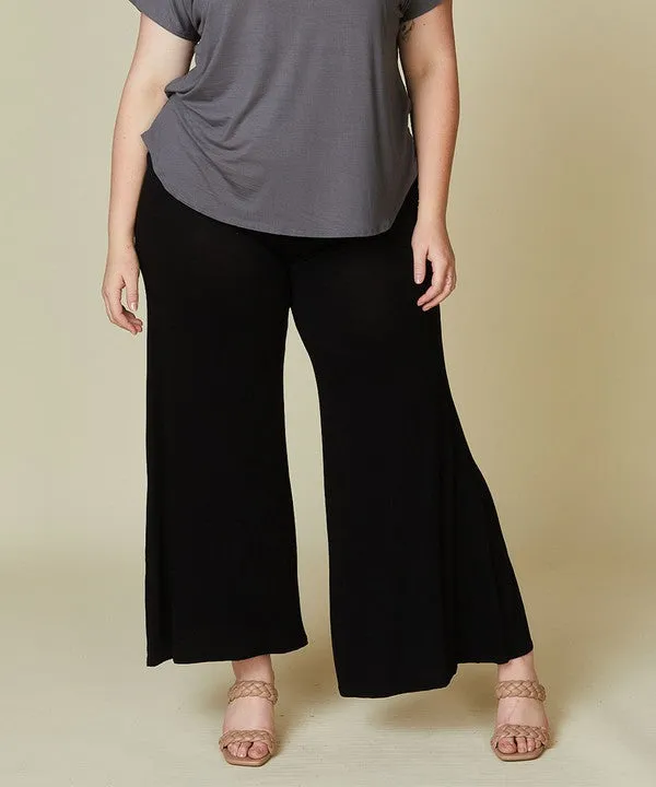 BAMBOO CURVE palazzo pants