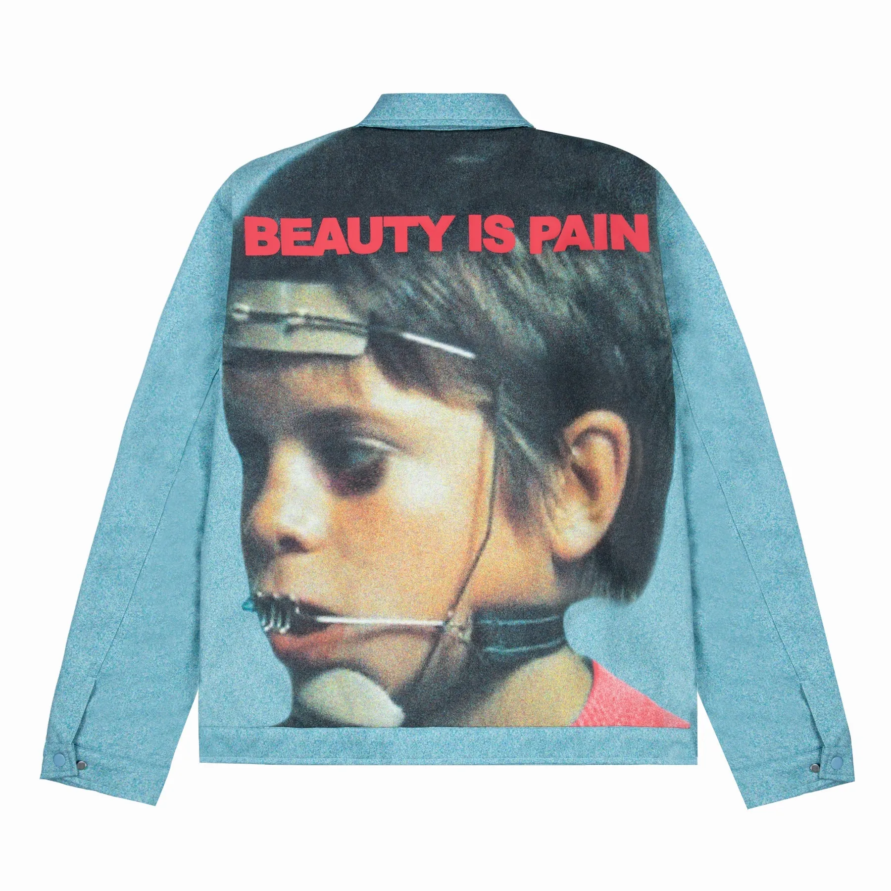 BEAUTY IS PAIN WORK JACKET by GOLF WANG