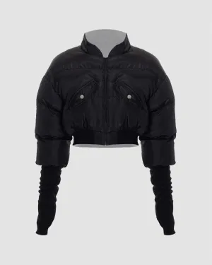 Beguiled Cropped Bomber Jacket